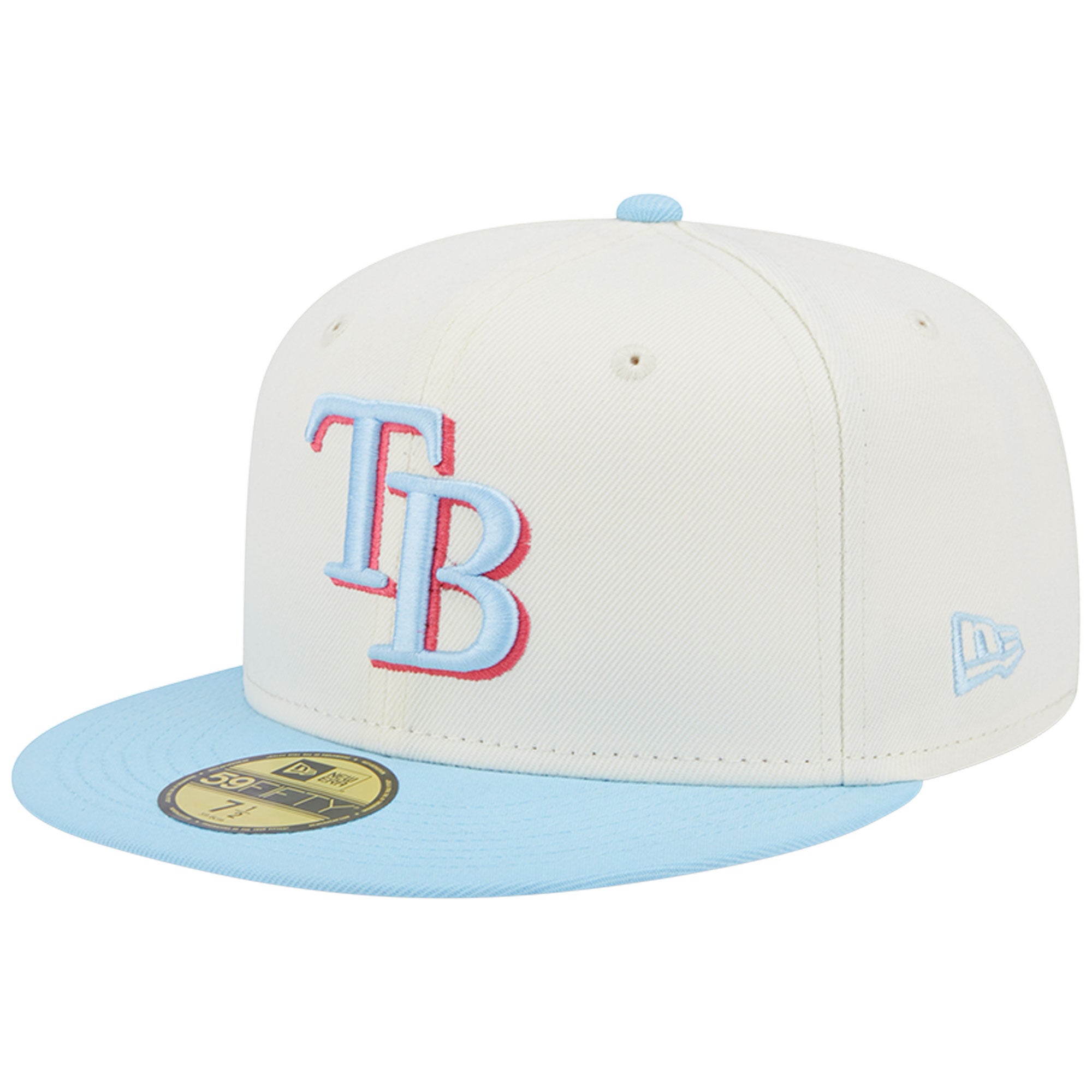 New Era 59FIFTY Tampa Bay Rays Hat in Blue | Size 7 1/4 | 60305174