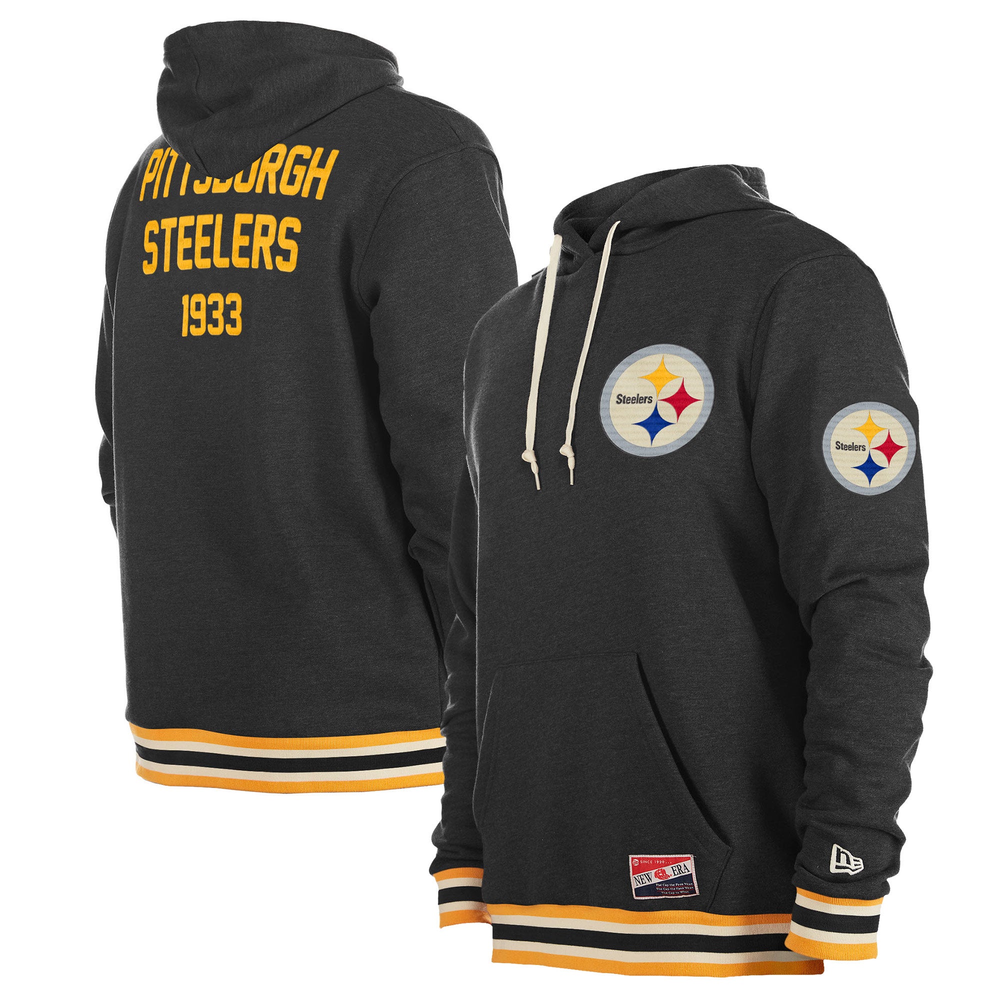 Steelers Men's New Era Logo Select Hoodie - XXL