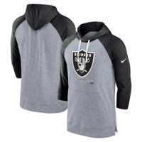 New Era Las Vegas Raiders Sideline Pullover Hooded Sweatshirt Dark Grey