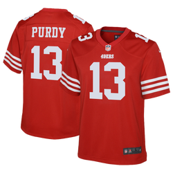 Boys' Grade School - Nike 49ers Game Jersey - Scarlet