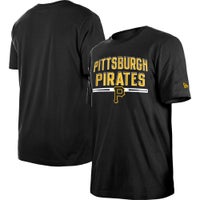 Women's Touch Black Pittsburgh Pirates Halftime Back Wrap Top V-Neck T-Shirt Size: Small