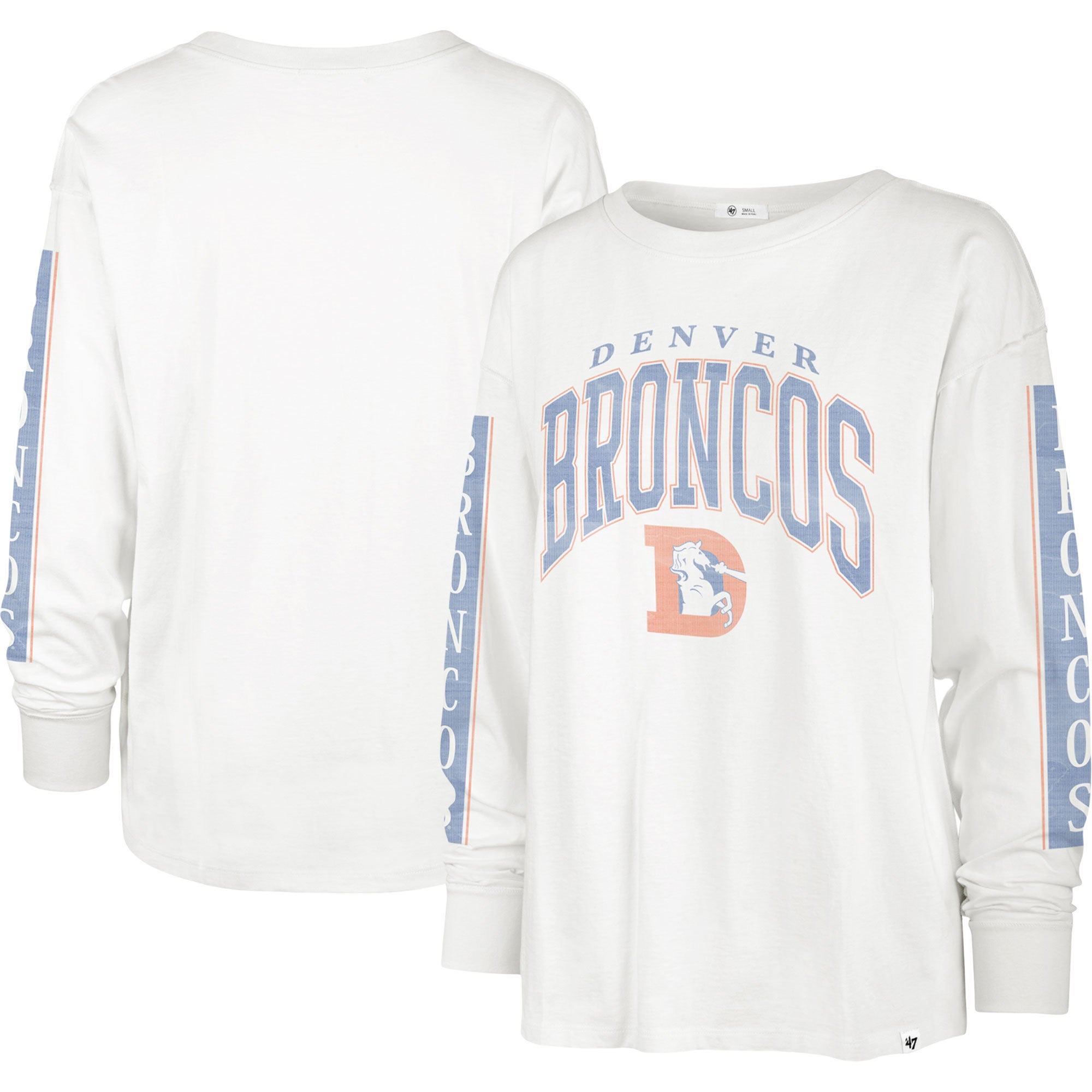 47 Brand Broncos StatementLong Sleeve T-Shirt - Women's