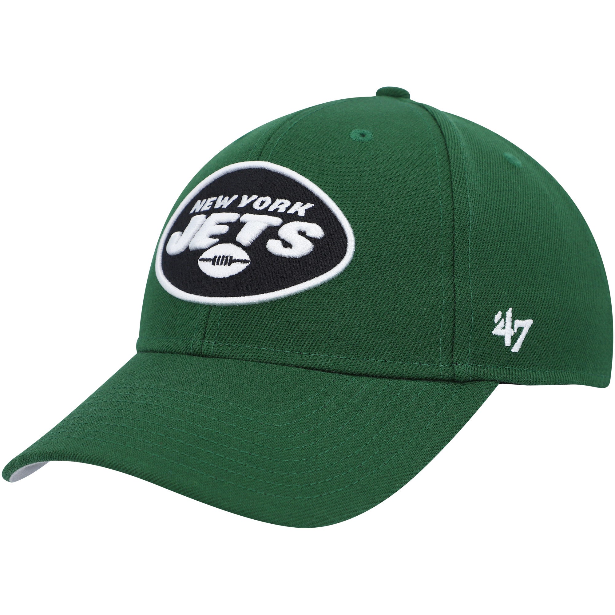 New York Jets New Era 39thirty Fitted Hat Unisex White New