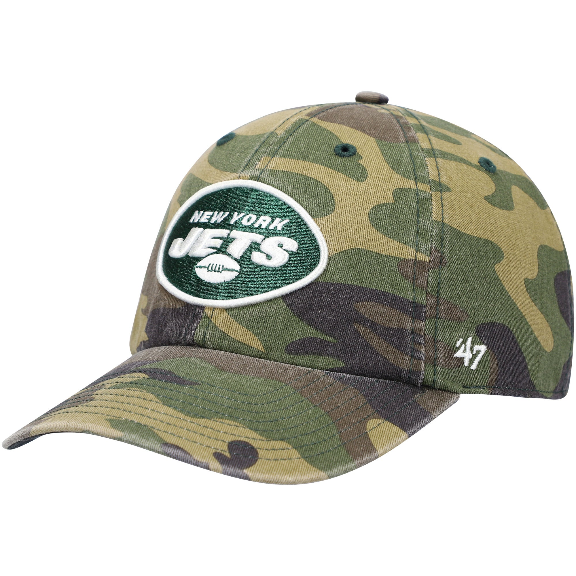 47 Brand Jets Woodland Clean Up Adjustable Hat