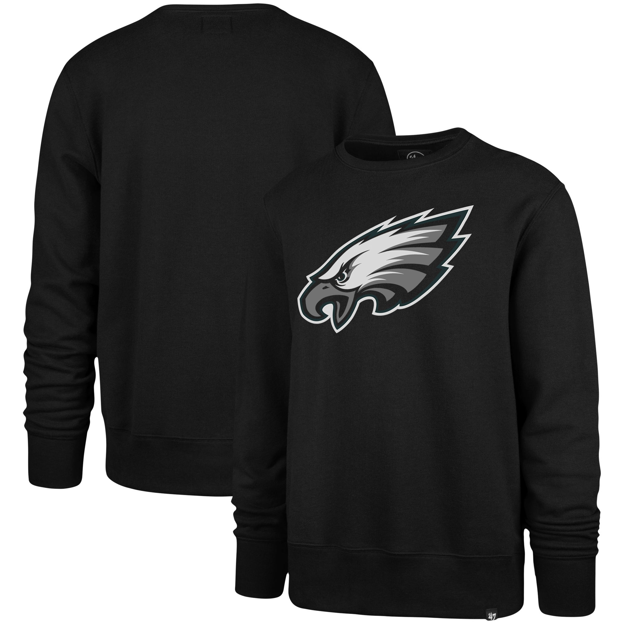 47 Brand Eagles Imprint Headline Logo Pullover Sweatshirt - Men's