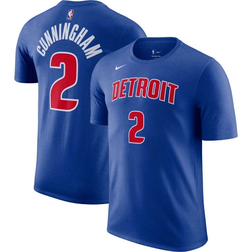MENS - Nike Pistons Name & Number T-Shirt - Rush Blue