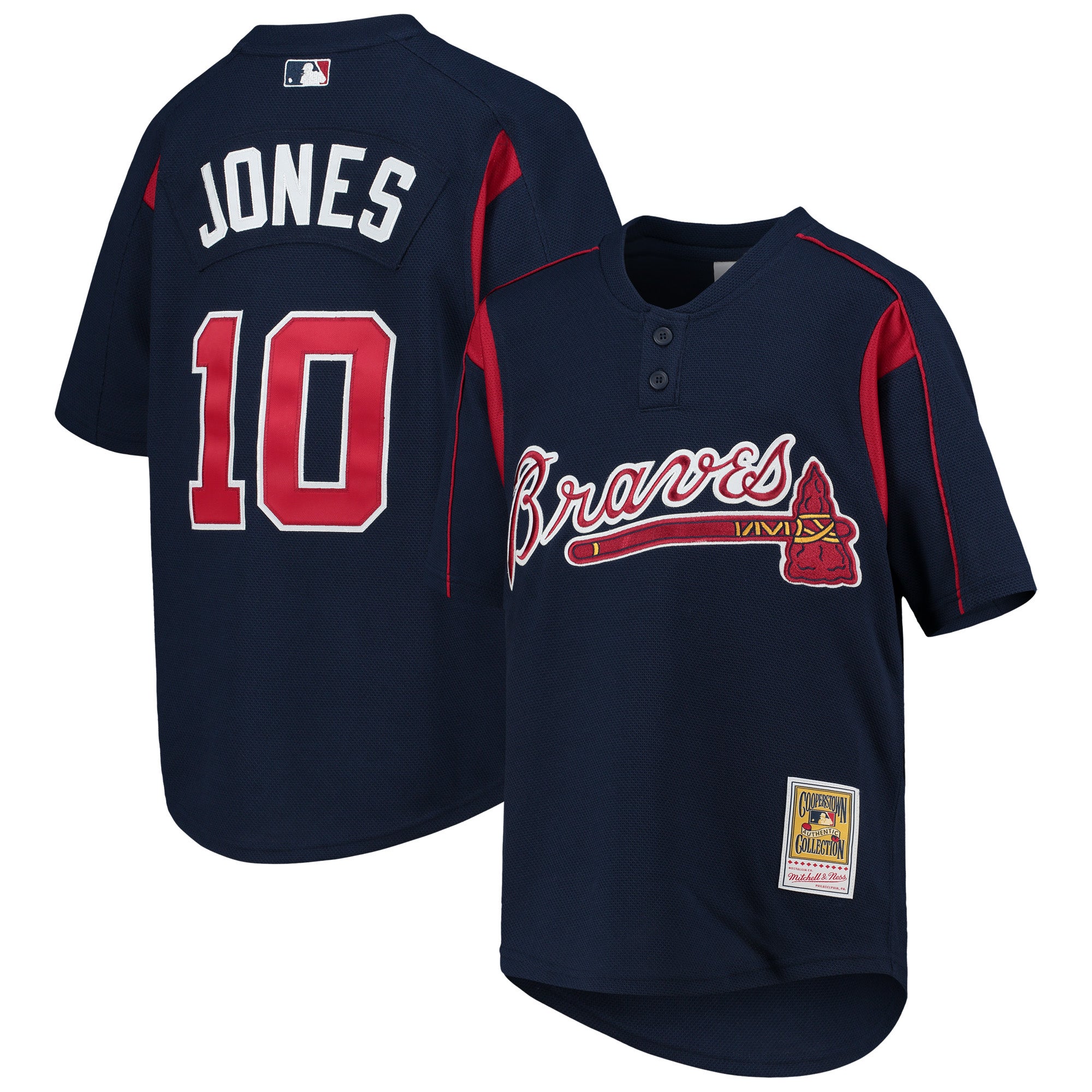 Atlanta Braves Mitchell & Ness Cooperstown Collection Mesh