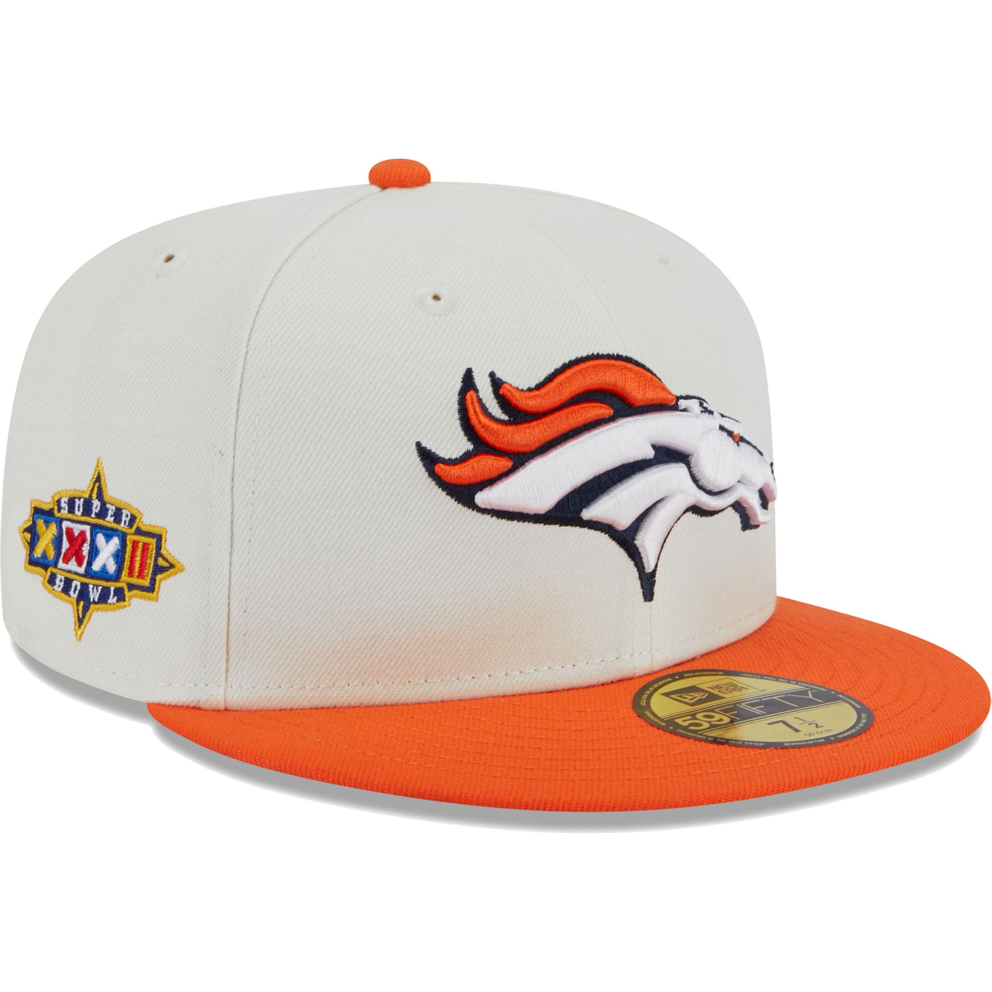 New Era 59Fifty Denver Broncos 1993 Pro Bowl Patch Hat - White, Royal – Hat  Club