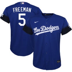 Boys' Grade School - Nike Dodgers City Connect Replica Jersey - Blue