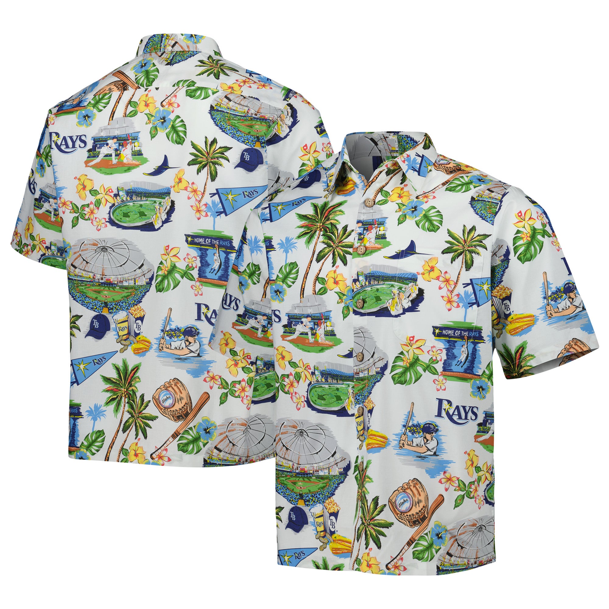 Reyn Spooner Rangers Aloha Button-Down Shirt - Men's