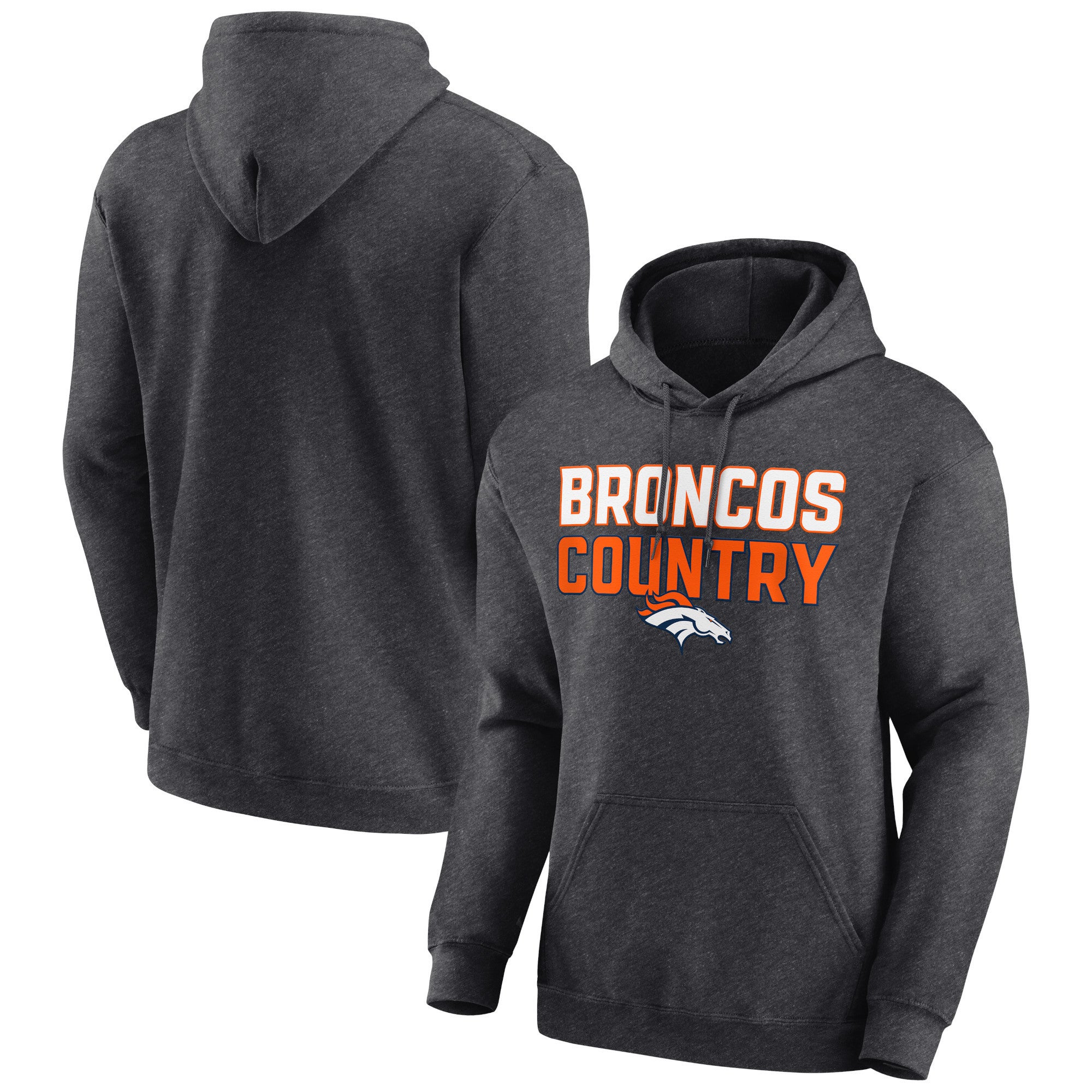 Fanatics Broncos Victory Earned Pullover Hoodie - Men's