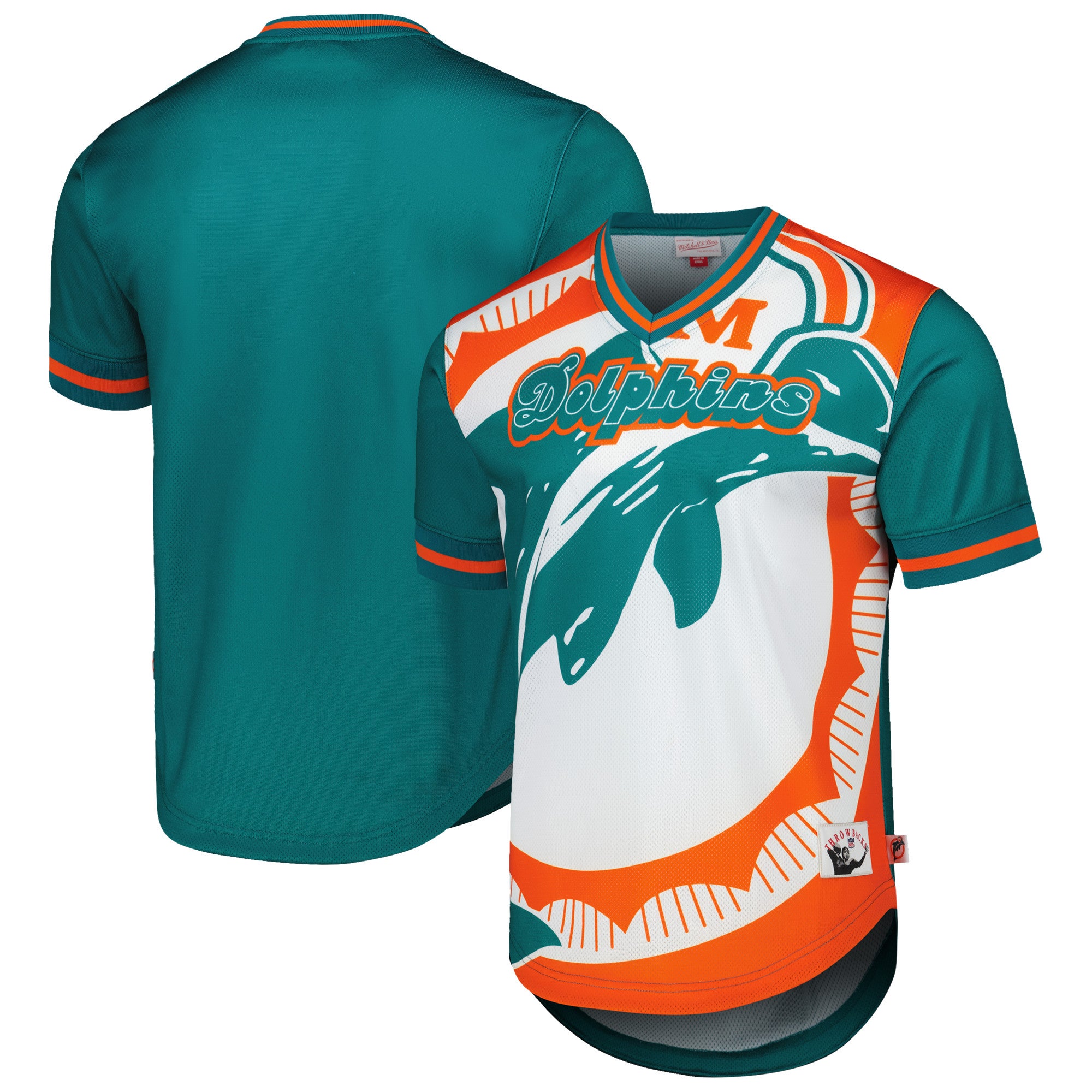 Miami Dolphins Mitchell & Ness Women's Gridiron Classics Logo 3.0