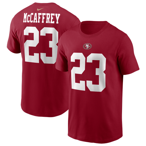 MENS - Nike 49ers Name & Number T-Shirt - Scarlet