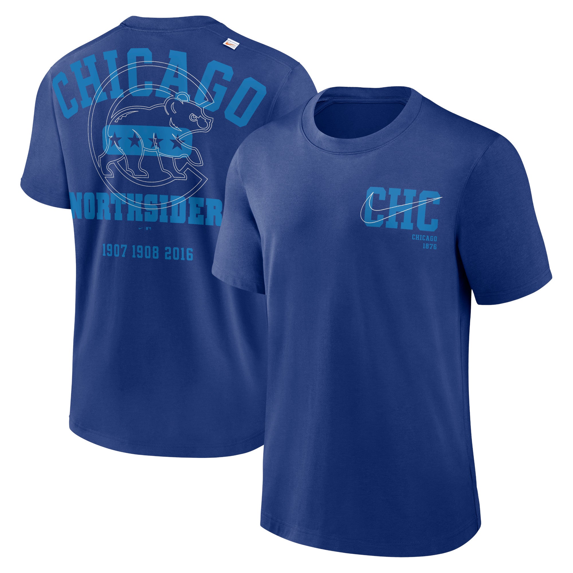 Lids Chicago Cubs Nike Women's City Connect Wordmark T-Shirt - Navy