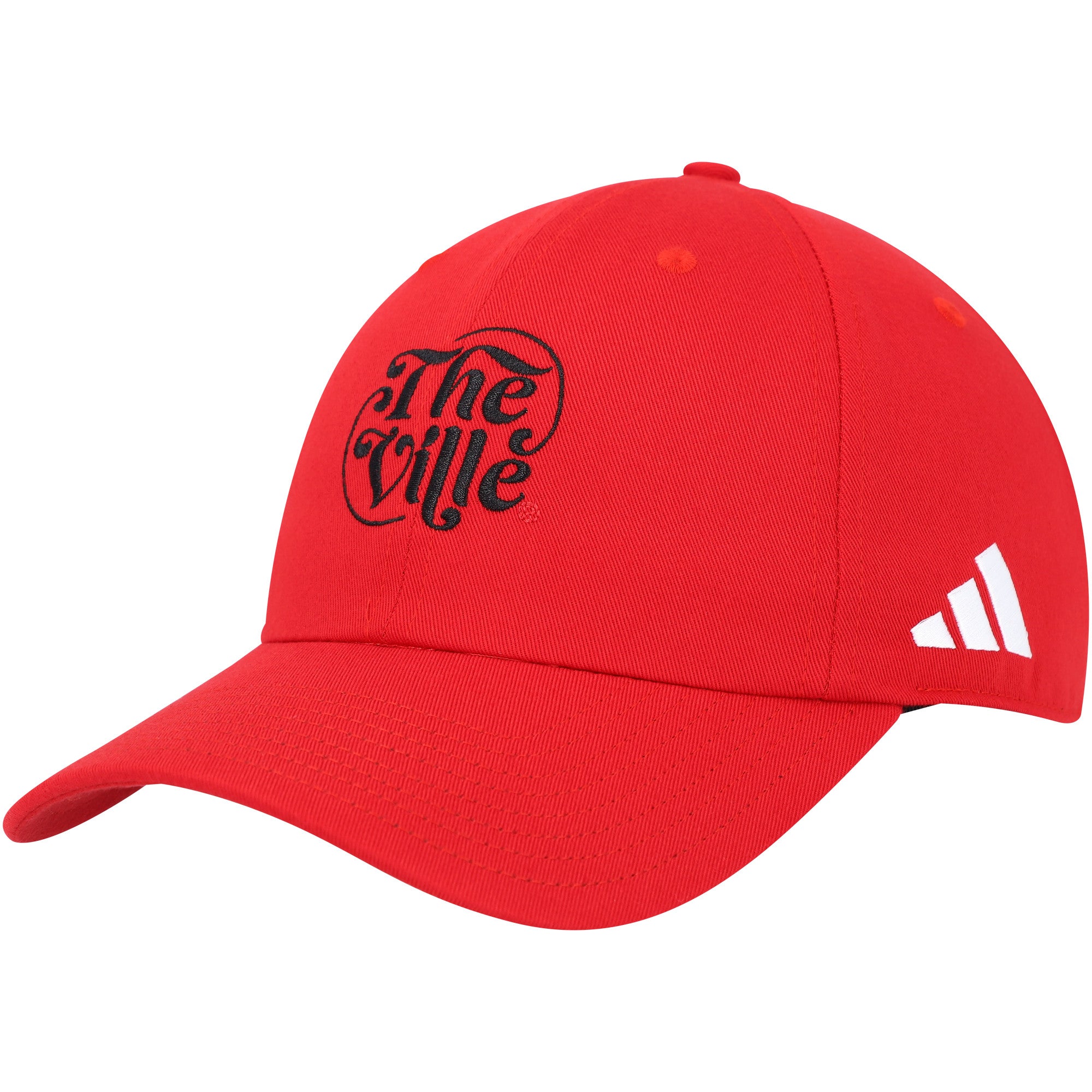 Men's adidas Red Louisville Cardinals Slouch Adjustable Hat