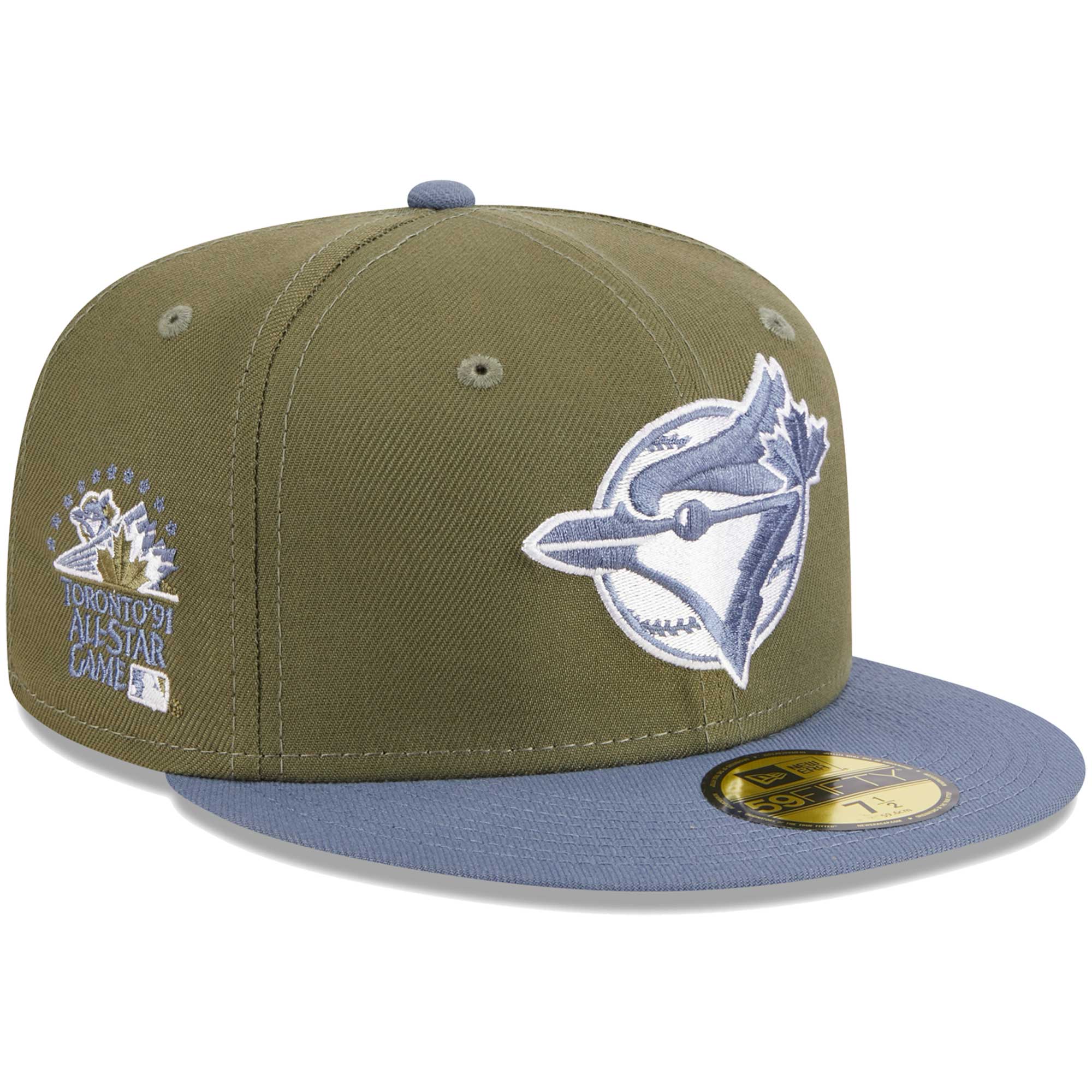New Era Blue Jays Olive 59FIFTY Fitted Hat