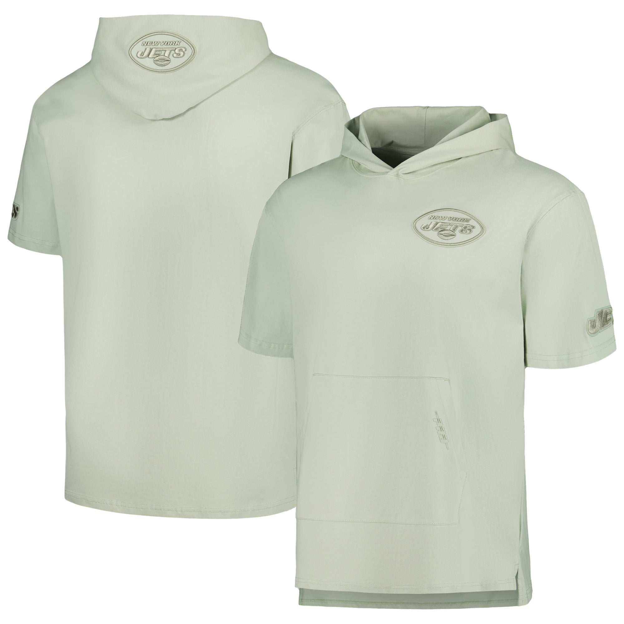 Pro Standard Giants Neutrals Short Sleeve Pullover Hoodie - Men's