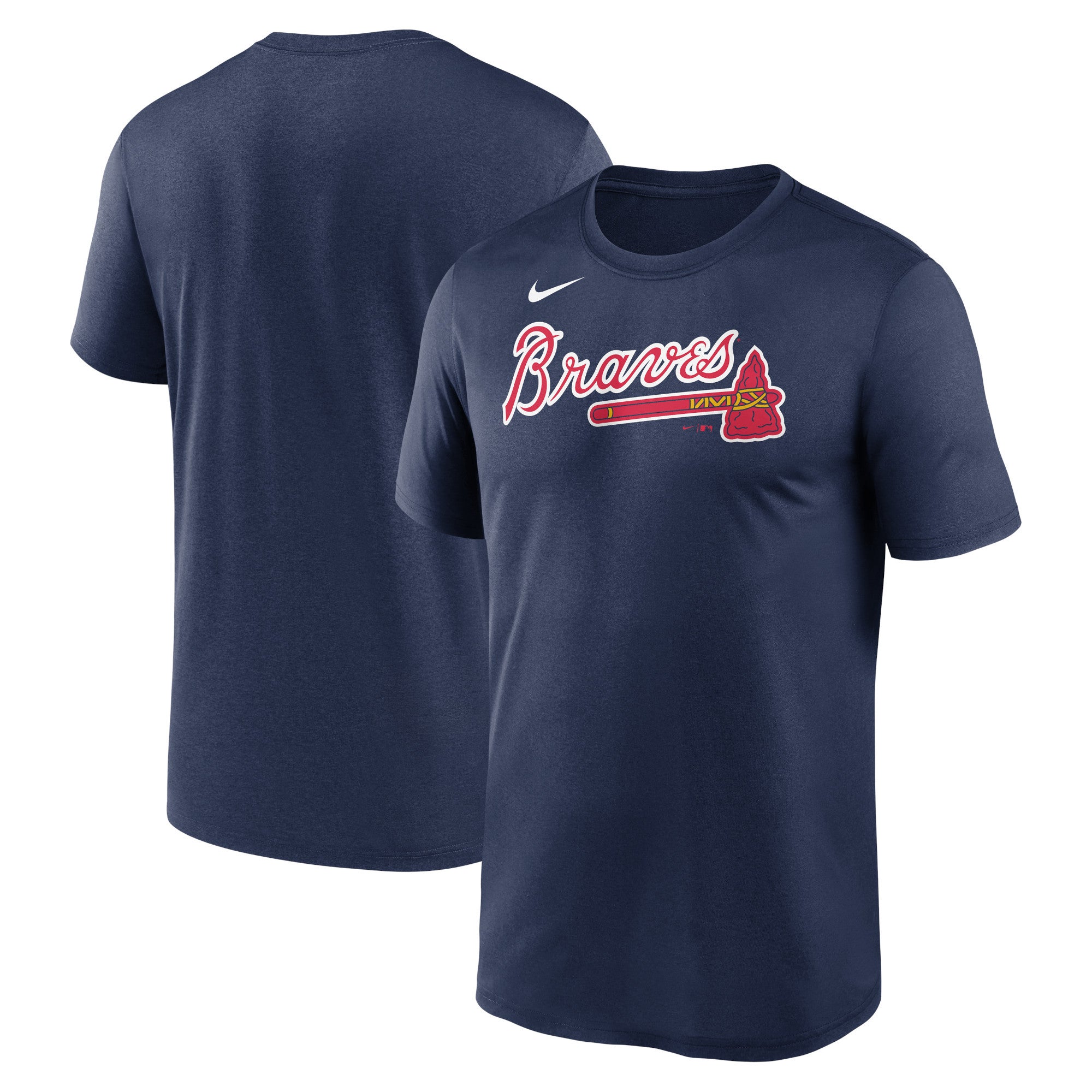 Atlanta Braves Nike New Legend Wordmark T-Shirt - Red