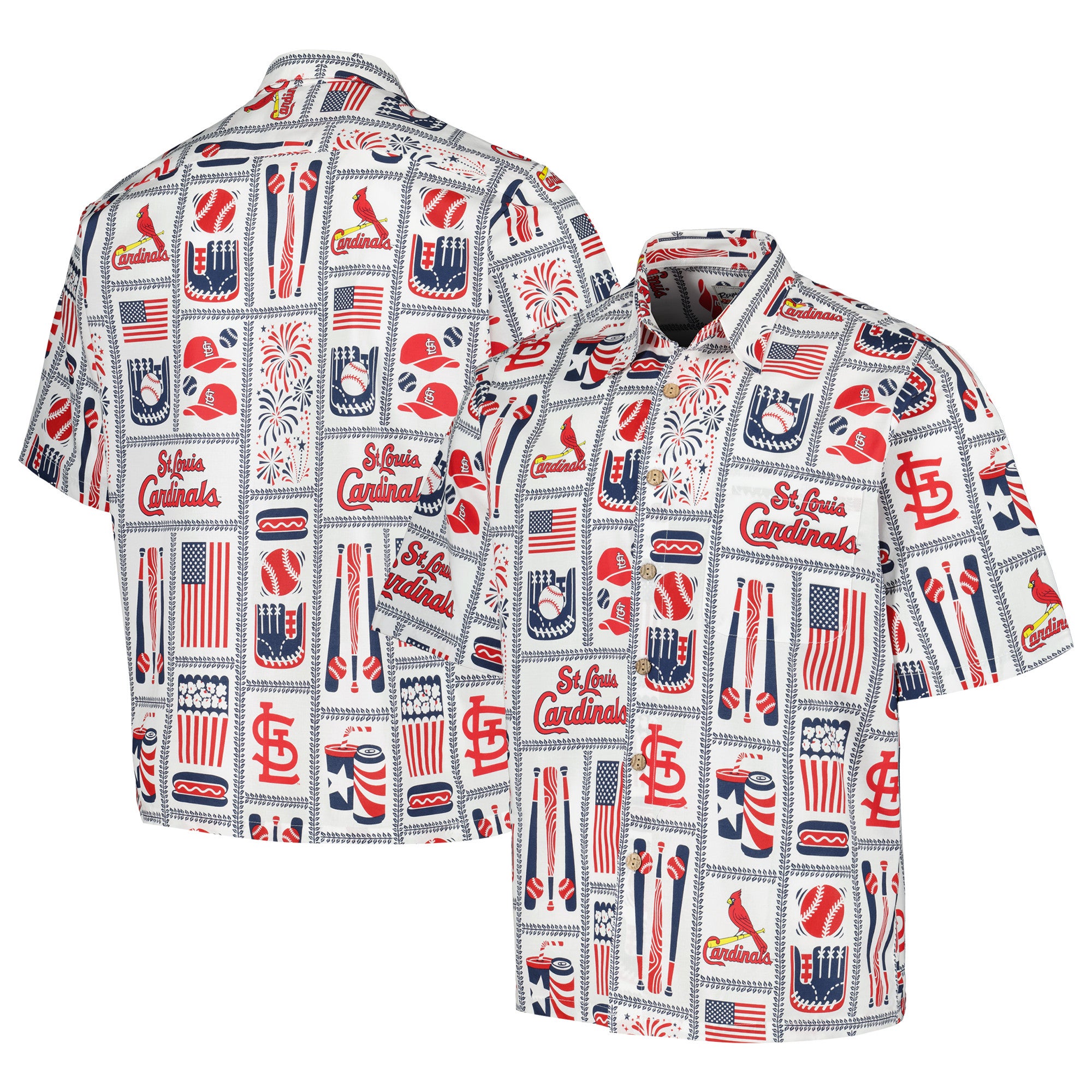 Reyn Spooner Cardinals Americana Button-Up Shirt - Men's