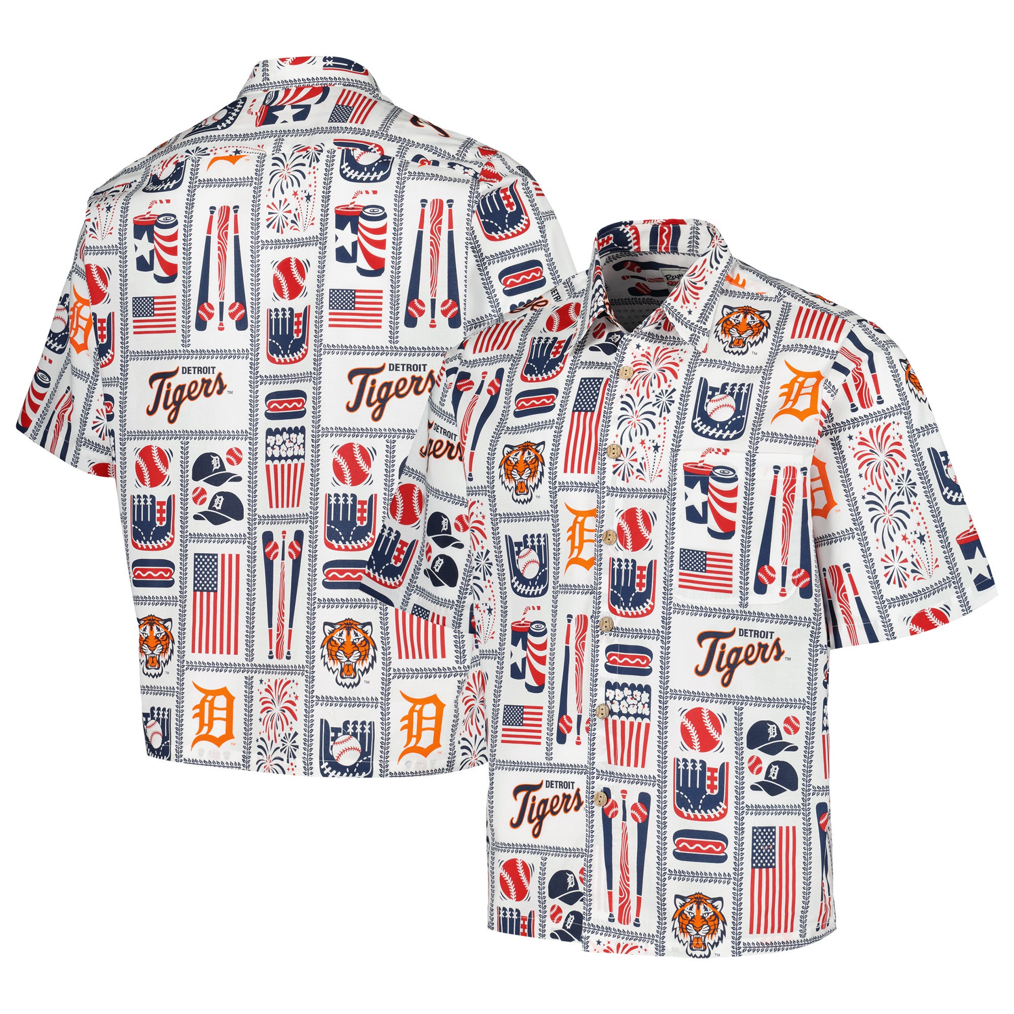 Reyn Spooner Tigers Americana Button-Up Shirt - Men's | Mall of America®