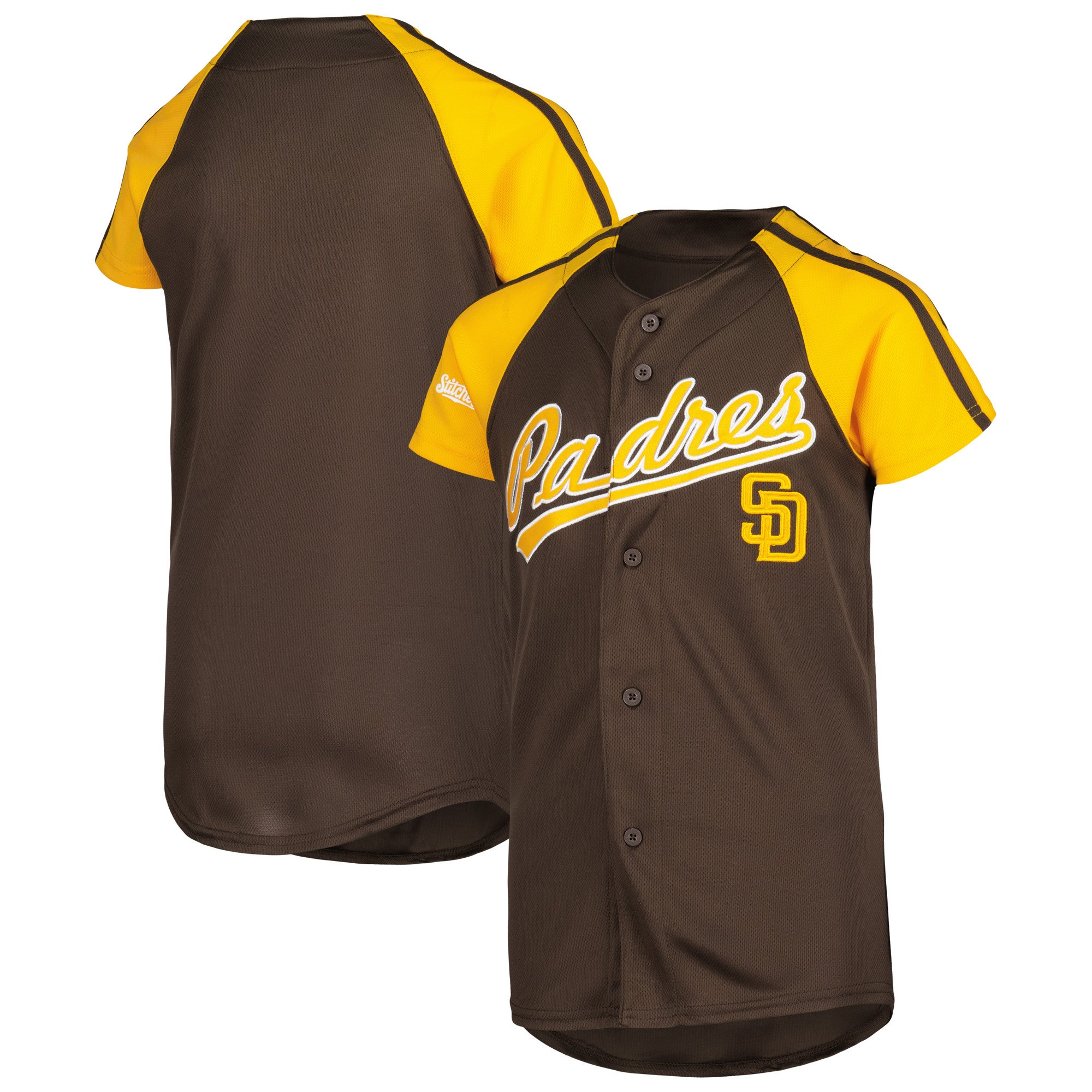 Men's San Diego Padres Stitches Black Team Fashion Jersey