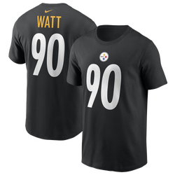 Men's - Nike Steelers Name & Number T-Shirt - Black
