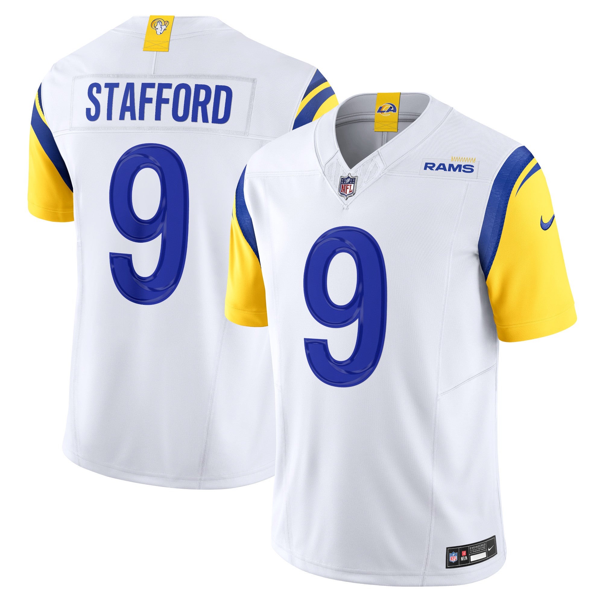 Nike Matthew Stafford White Los Angeles Rams Vapor F.U.S.E. Limited Jersey