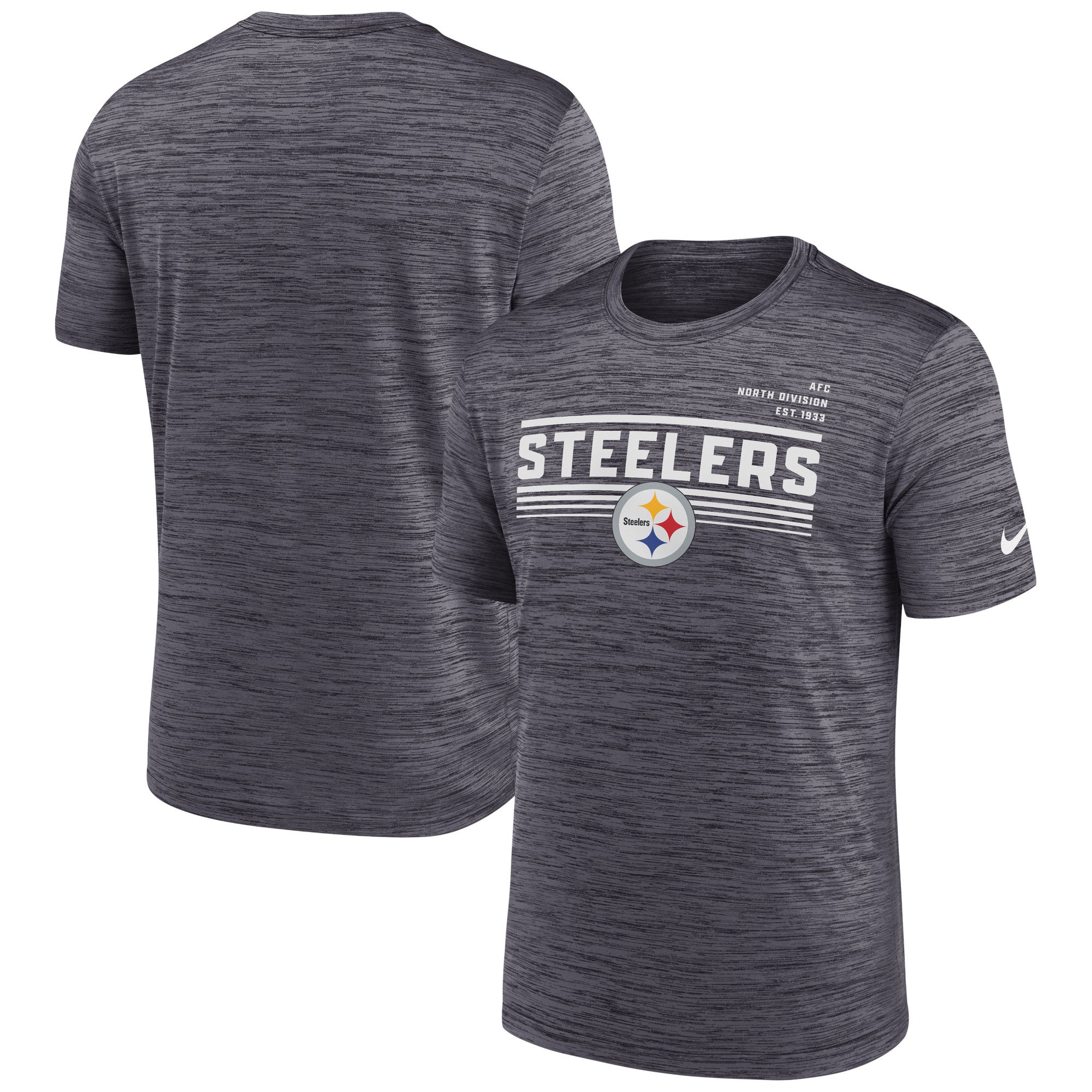 Nike Steelers Yardline Velocity T-Shirt - Men's