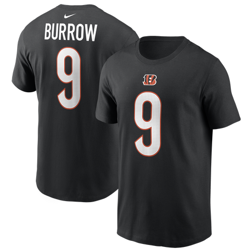  - Nike Bengals Name & Number T-Shirt - Black