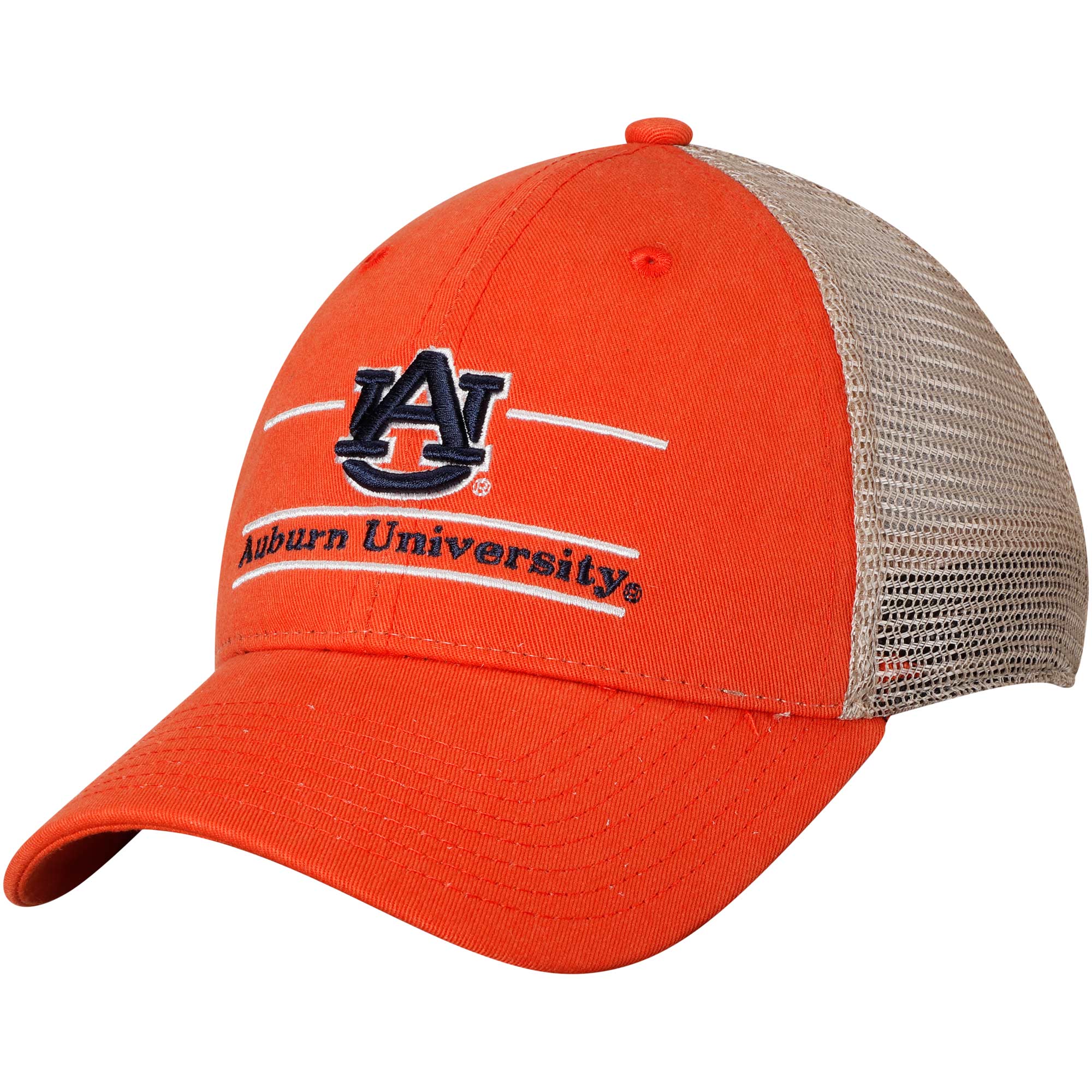 The Game Auburn Logo Bar Trucker Adjustable Hat - Men's