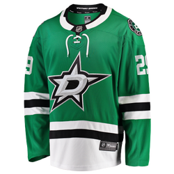 Men's - Fanatics Stars 2017/18 Home Breakaway Replica Jersey - Green