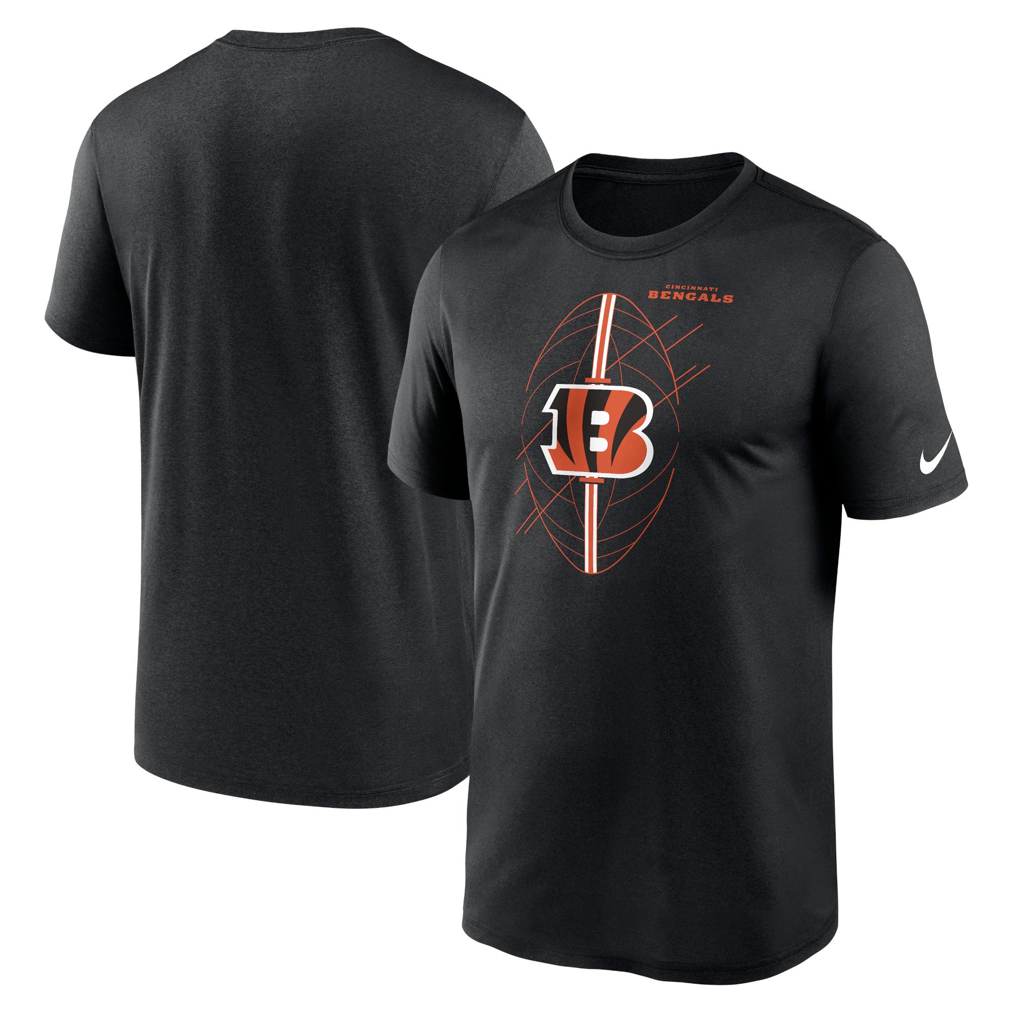 Nike Men's Cincinnati Bengals Legend Logo Orange T-Shirt