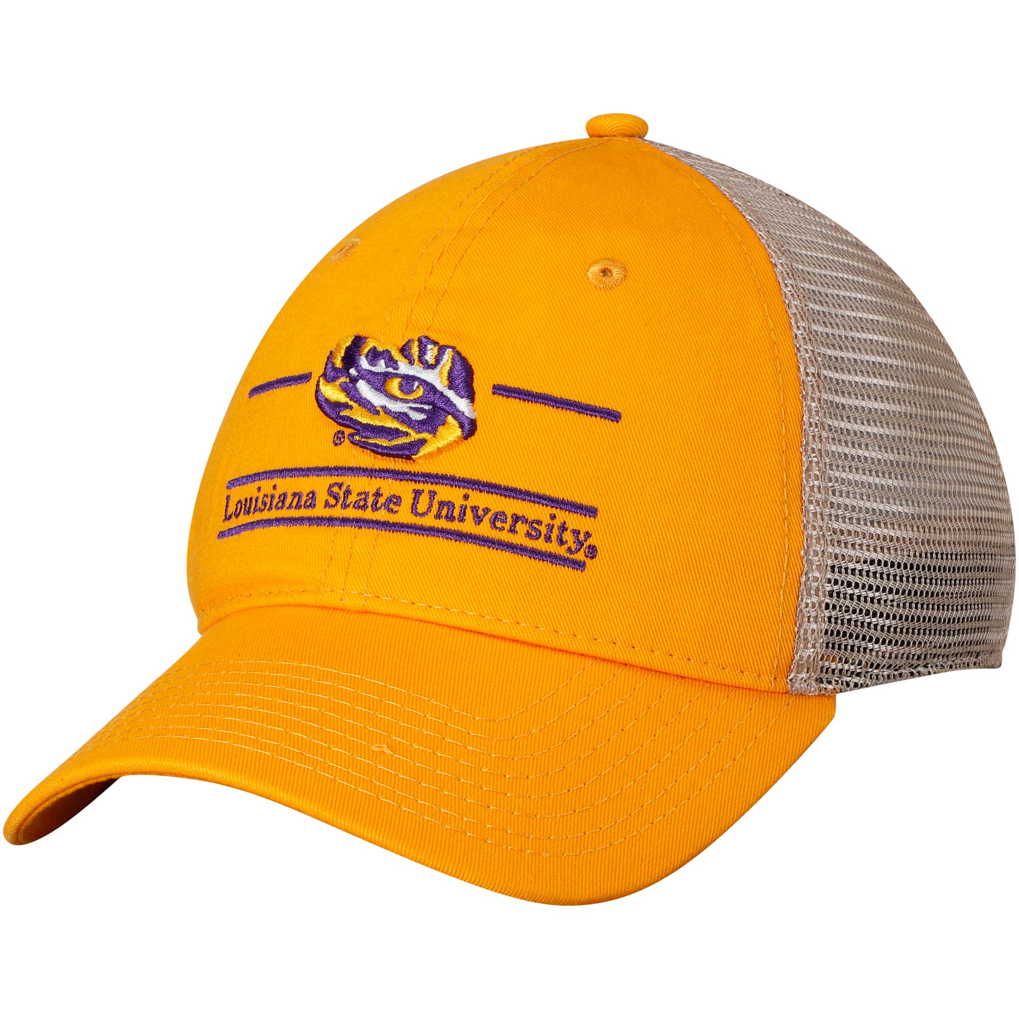 LSU, LSU Legacy Logo Over Dad Adjustable Hat