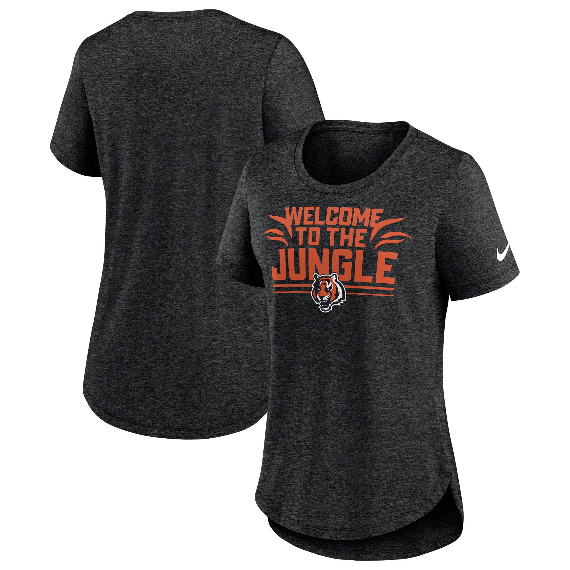 Lids Joe Burrow Cincinnati Bengals Fanatics Branded Women's Checkdown  V-Neck T-Shirt - Black