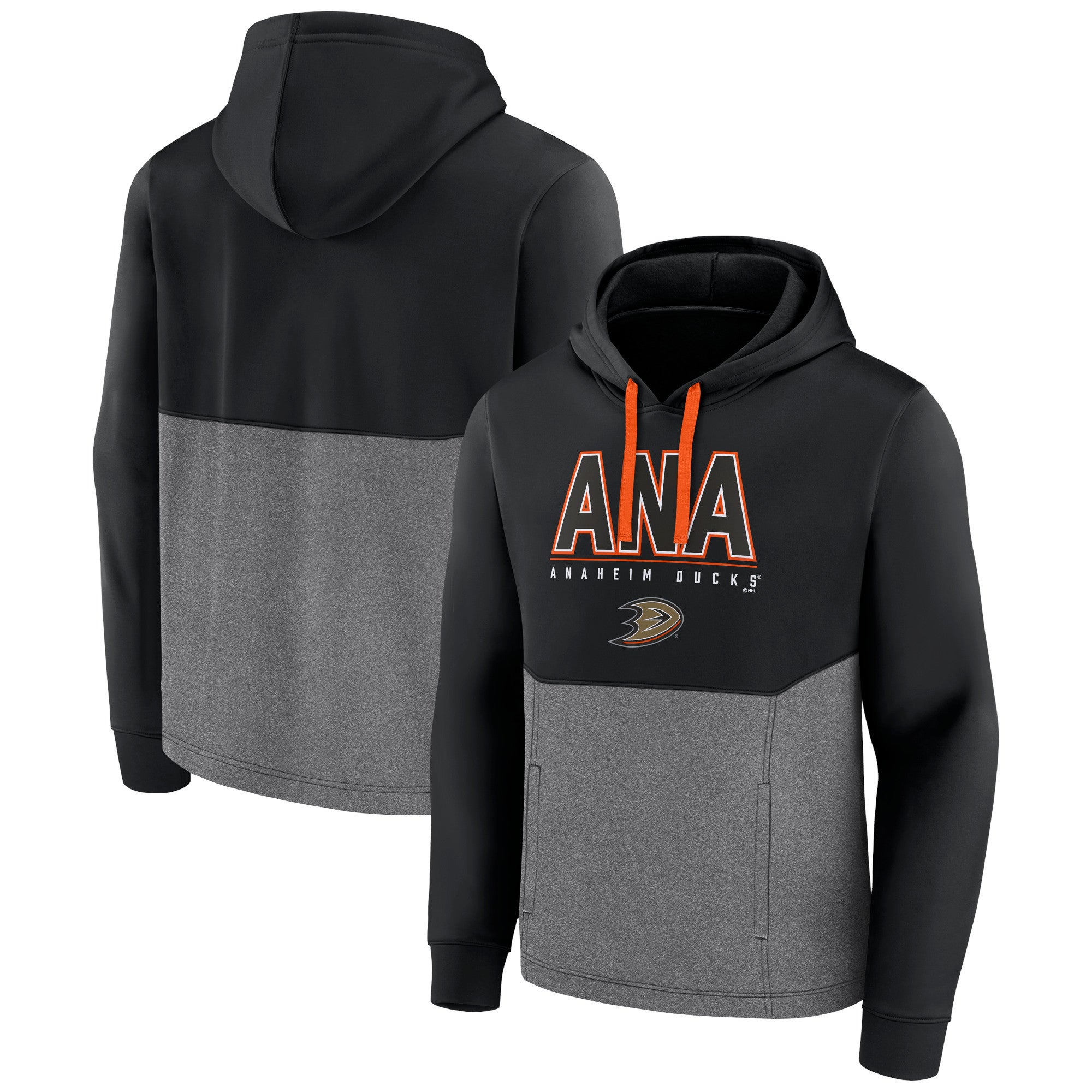 Nike Men's Cleveland Browns Grey Logo Therma Logo Hoodie