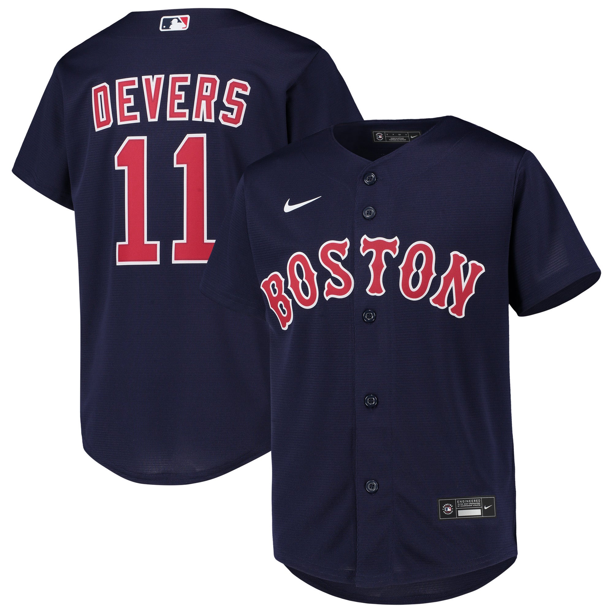 Boston Red Sox Nike Alternate Replica Team Jersey - Navy