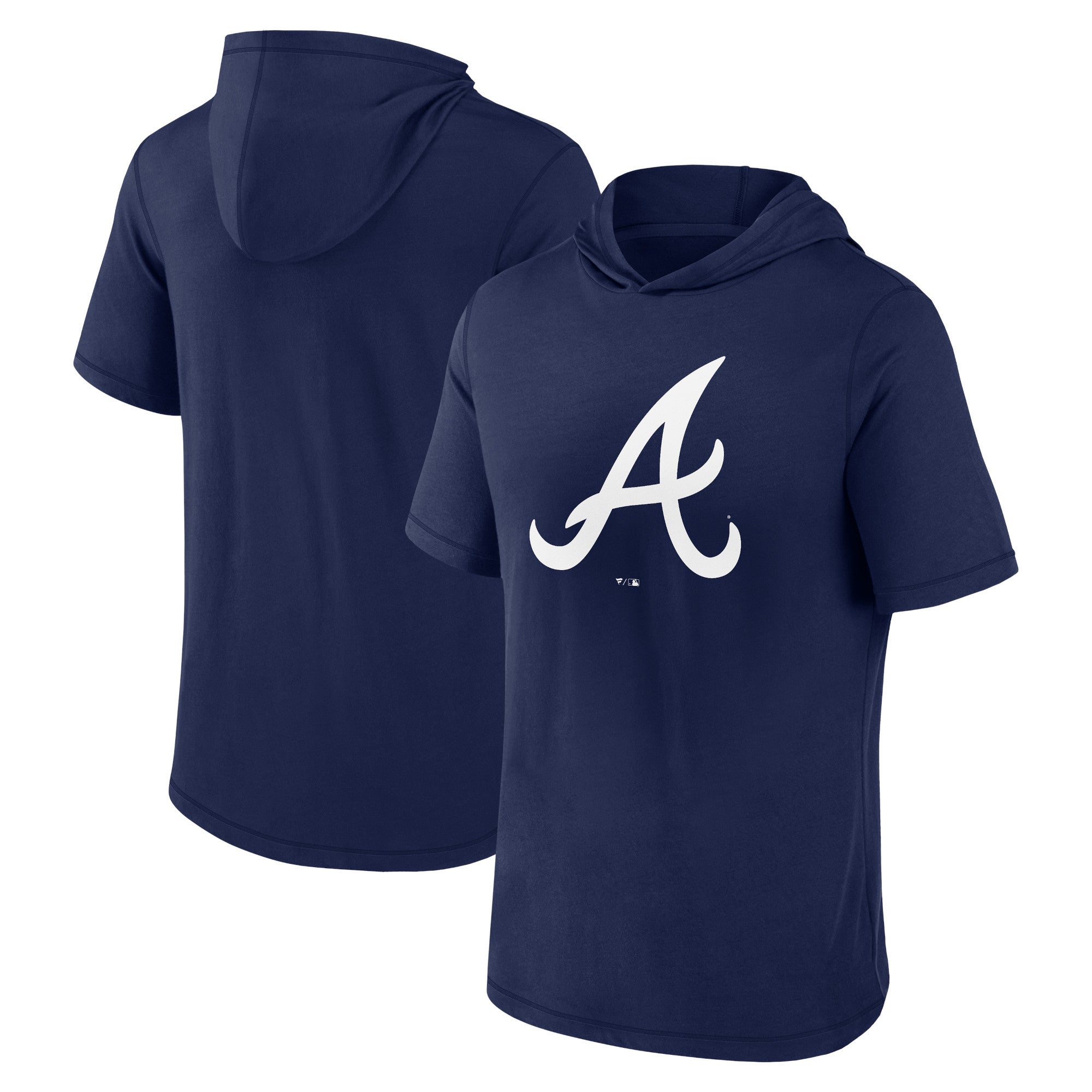 Fanatics Braves Short Sleeve Hoodie T-Shirt - Men's