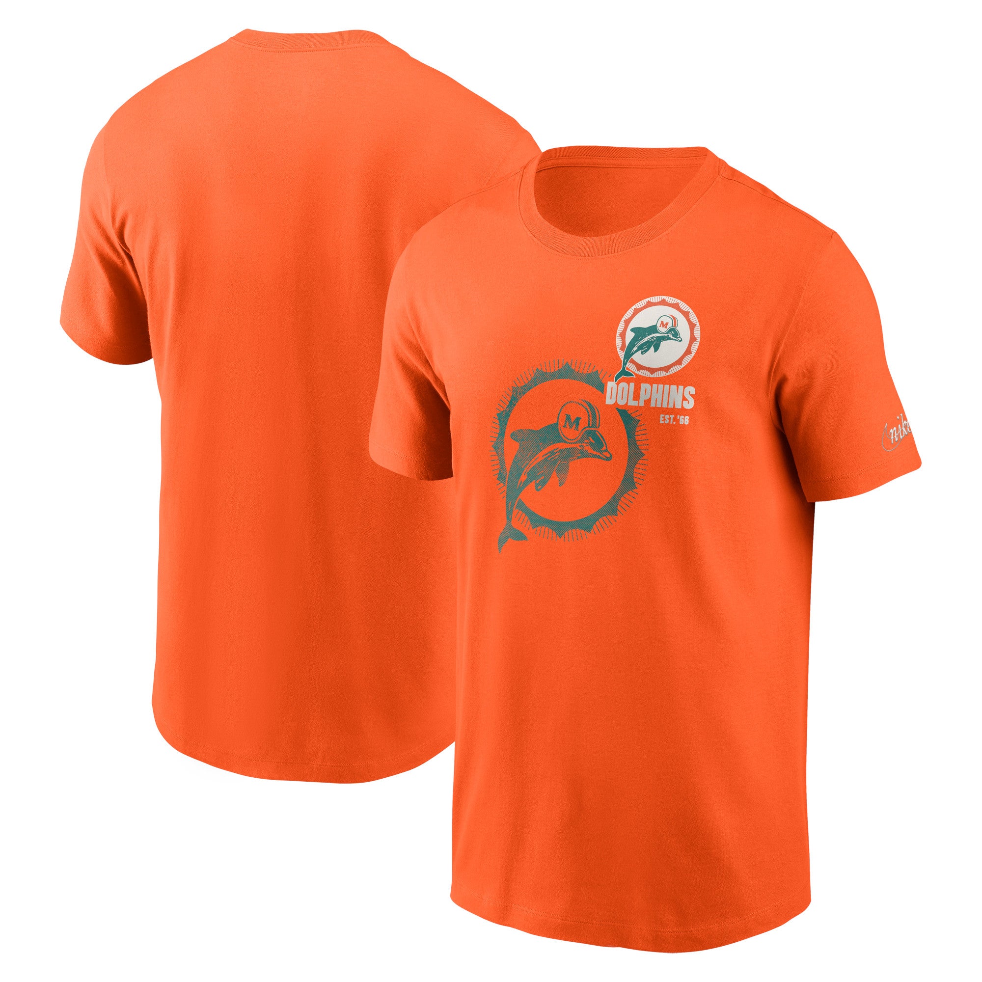 Nike Dolphins Rewind Logo T-Shirt - Men's