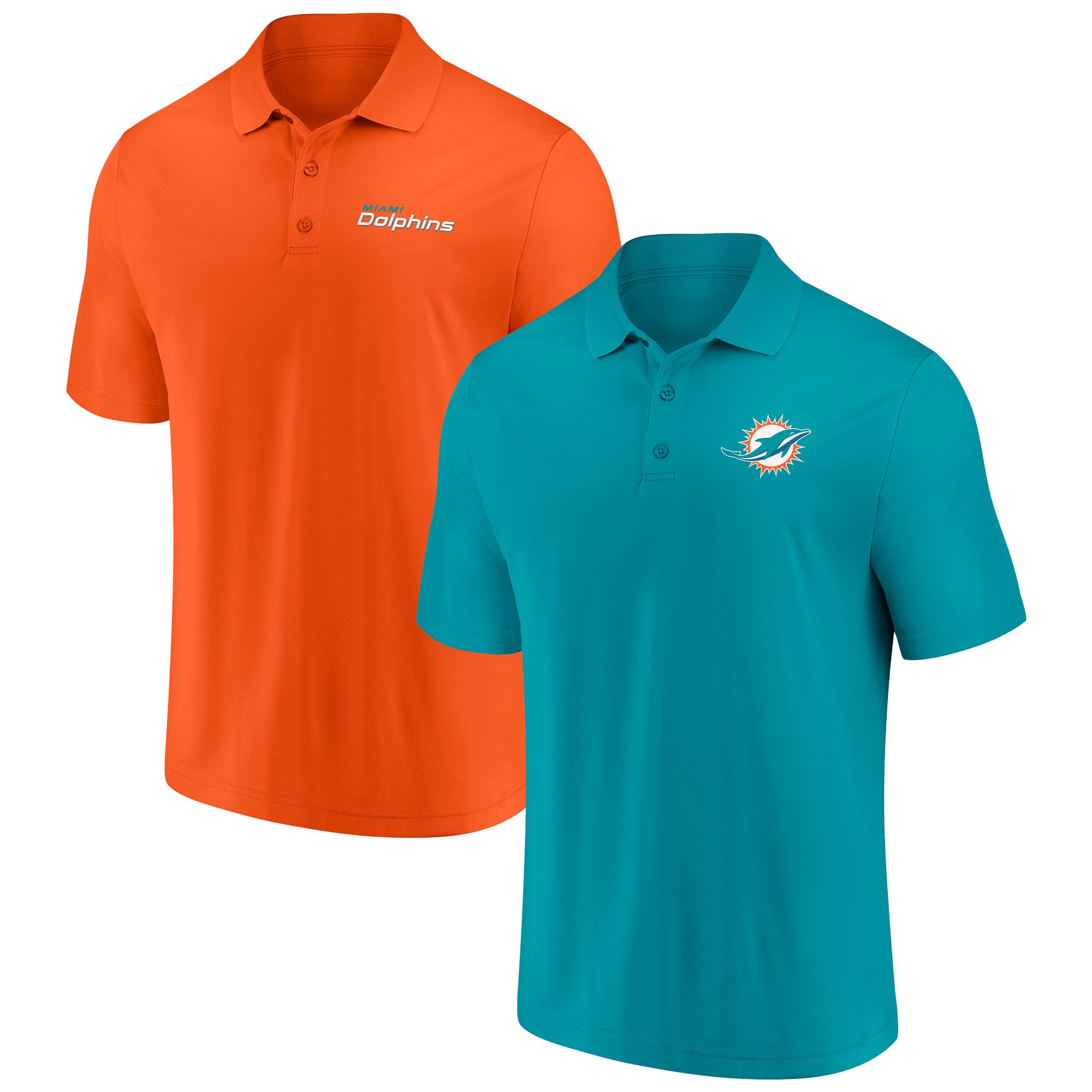 Fanatics Branded White, Aqua Miami Dolphins Sandlot Game Polo Shirt in Blue  for Men