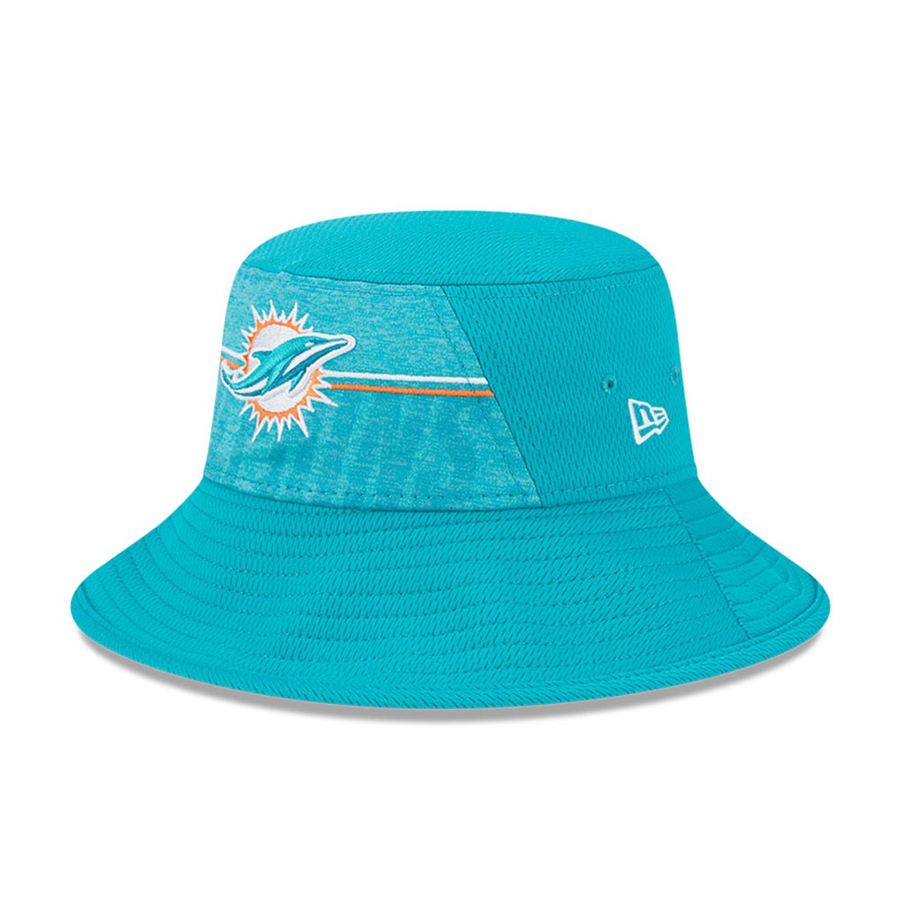 Toddler New Era White Miami Dolphins Cutie Bucket Hat