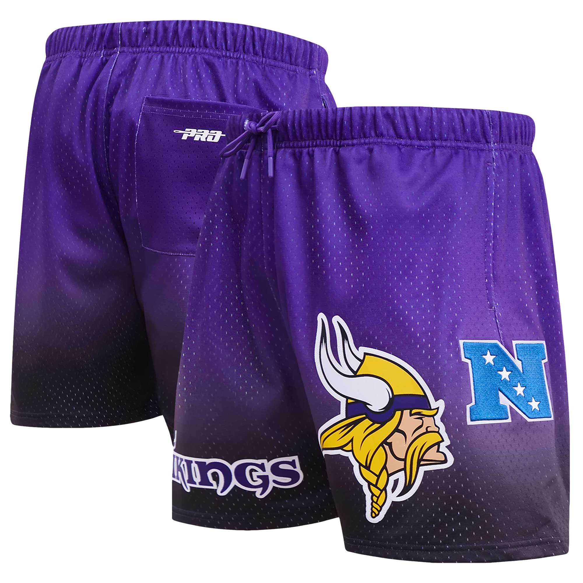 Pro Standard Vikings Mesh Shorts - Men's