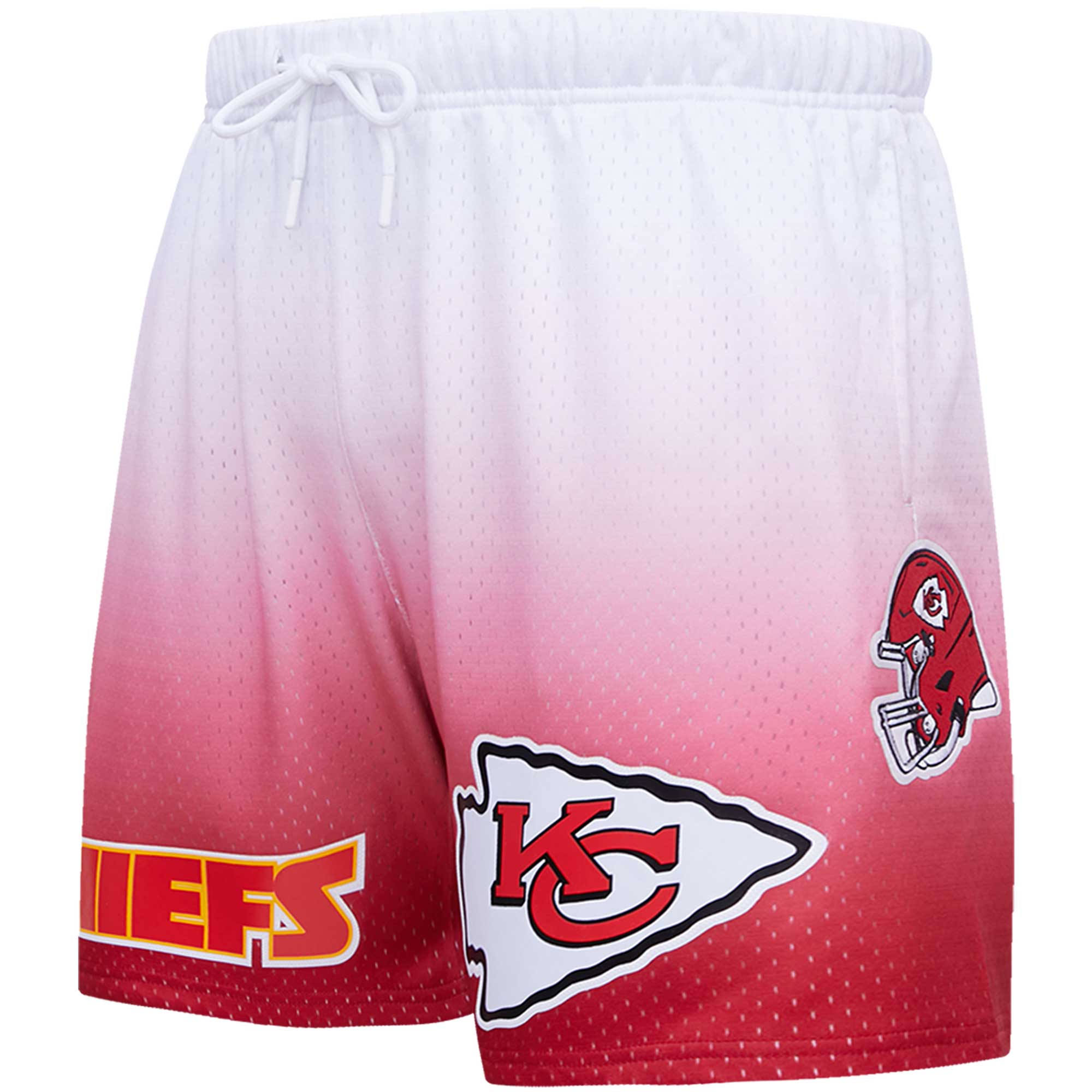 Pro Standard White Kansas City Chiefs Mesh Shorts