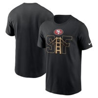 Women's Nike Black San Francisco 49ers Logo Essential T-Shirt