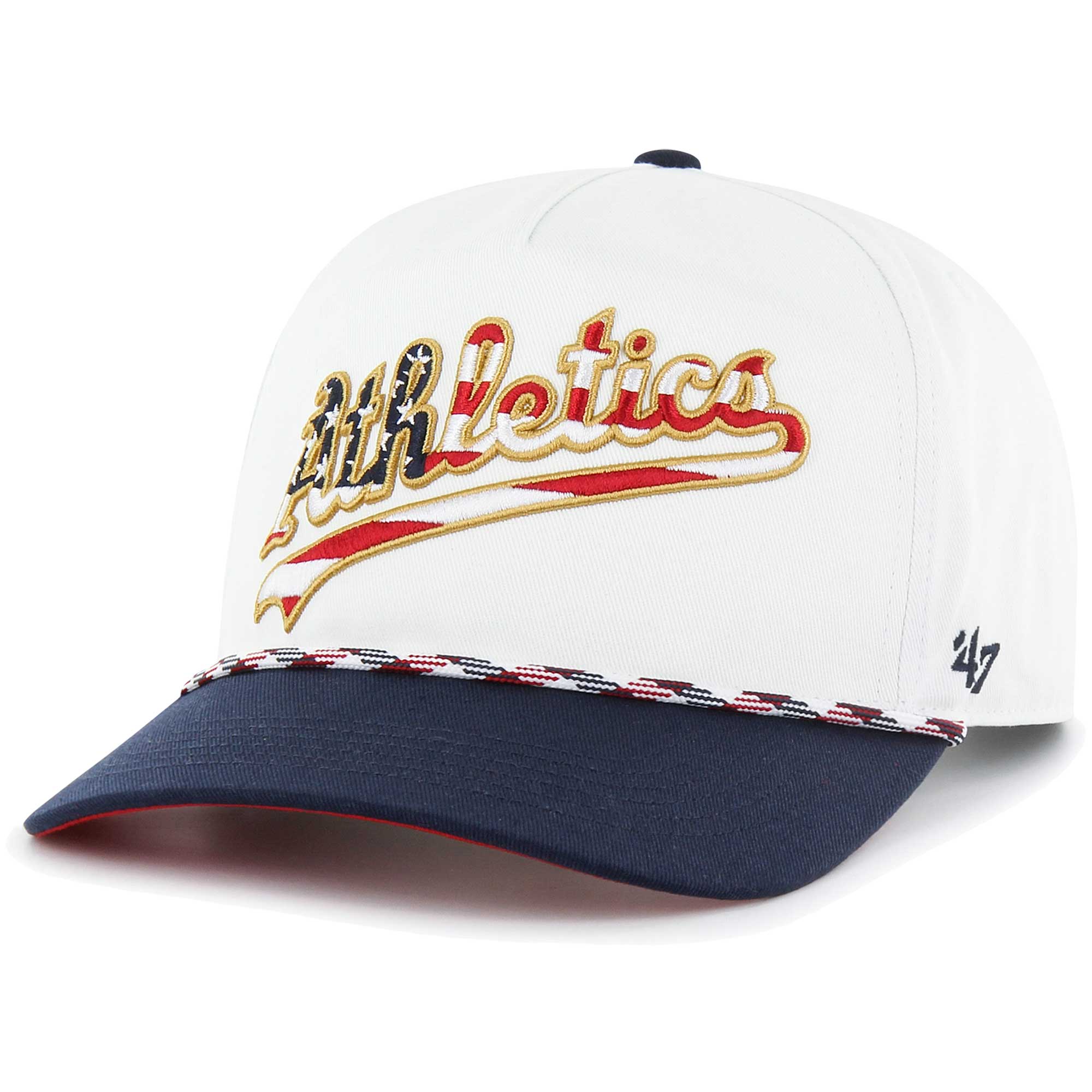 47 Brand Athletics Flag Script Hitch Snapback Hat 