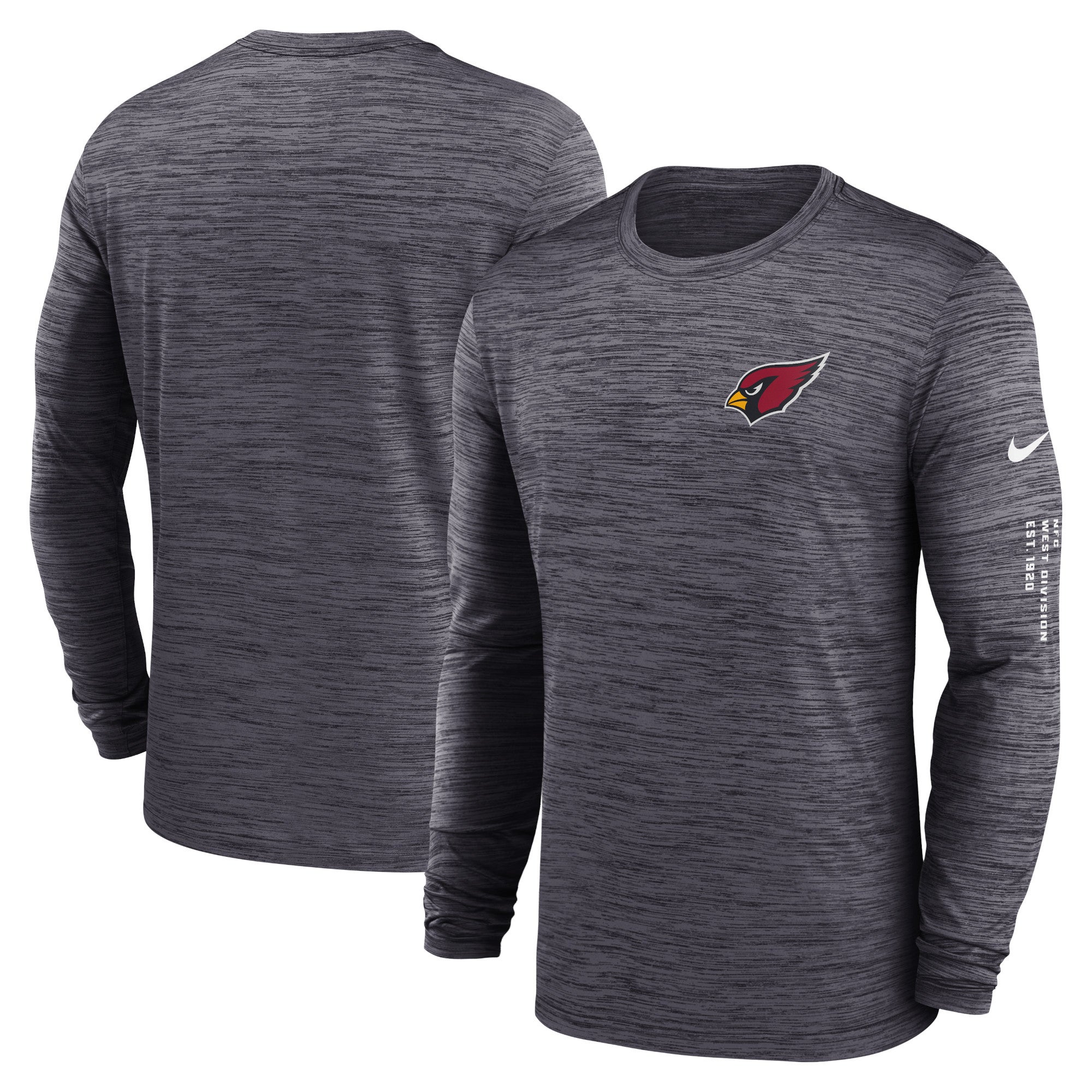 Lids Arizona Cardinals Touch Women's Waffle Raglan Long Sleeve T