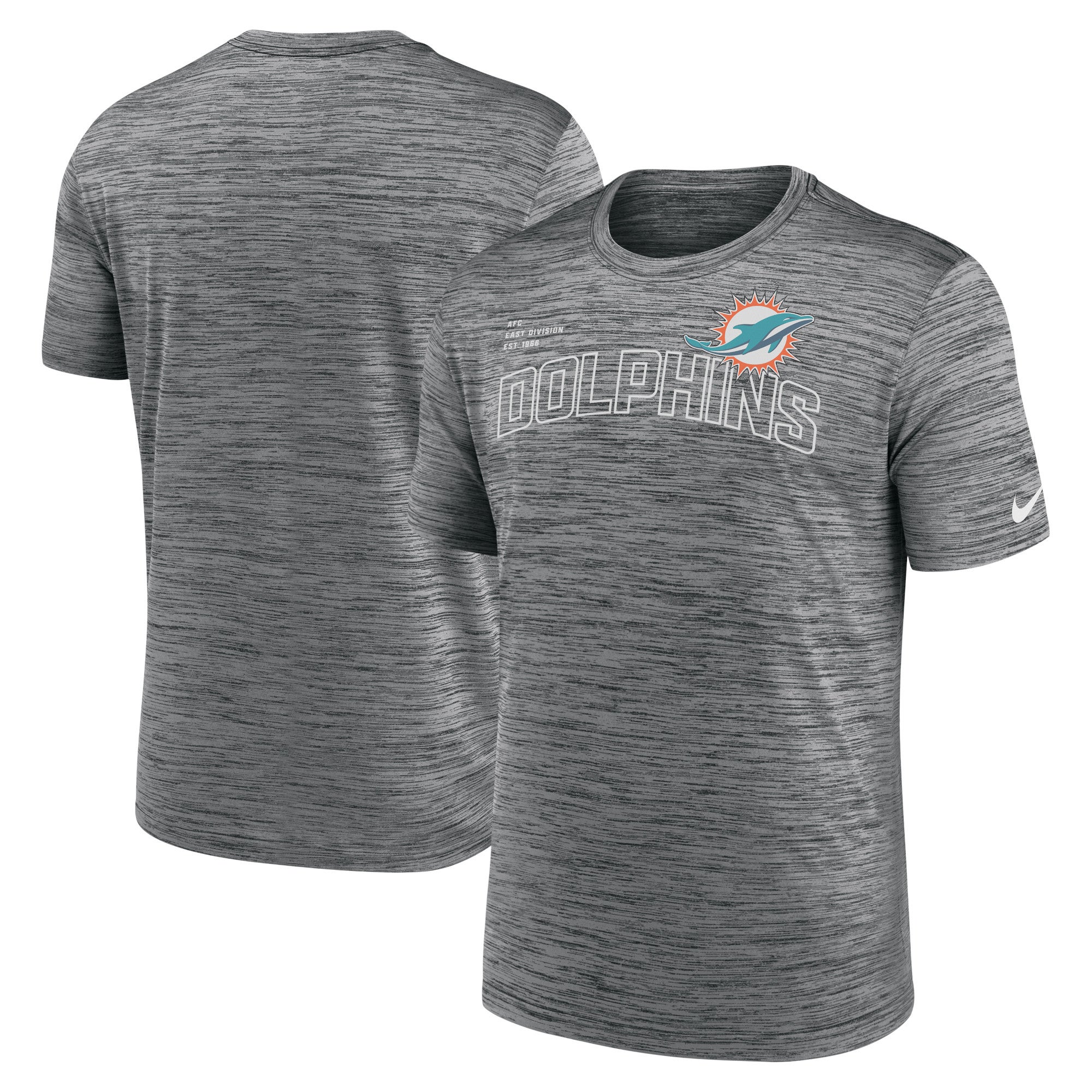 Miami Dolphins Pride Graphic T-Shirt - White - Mens