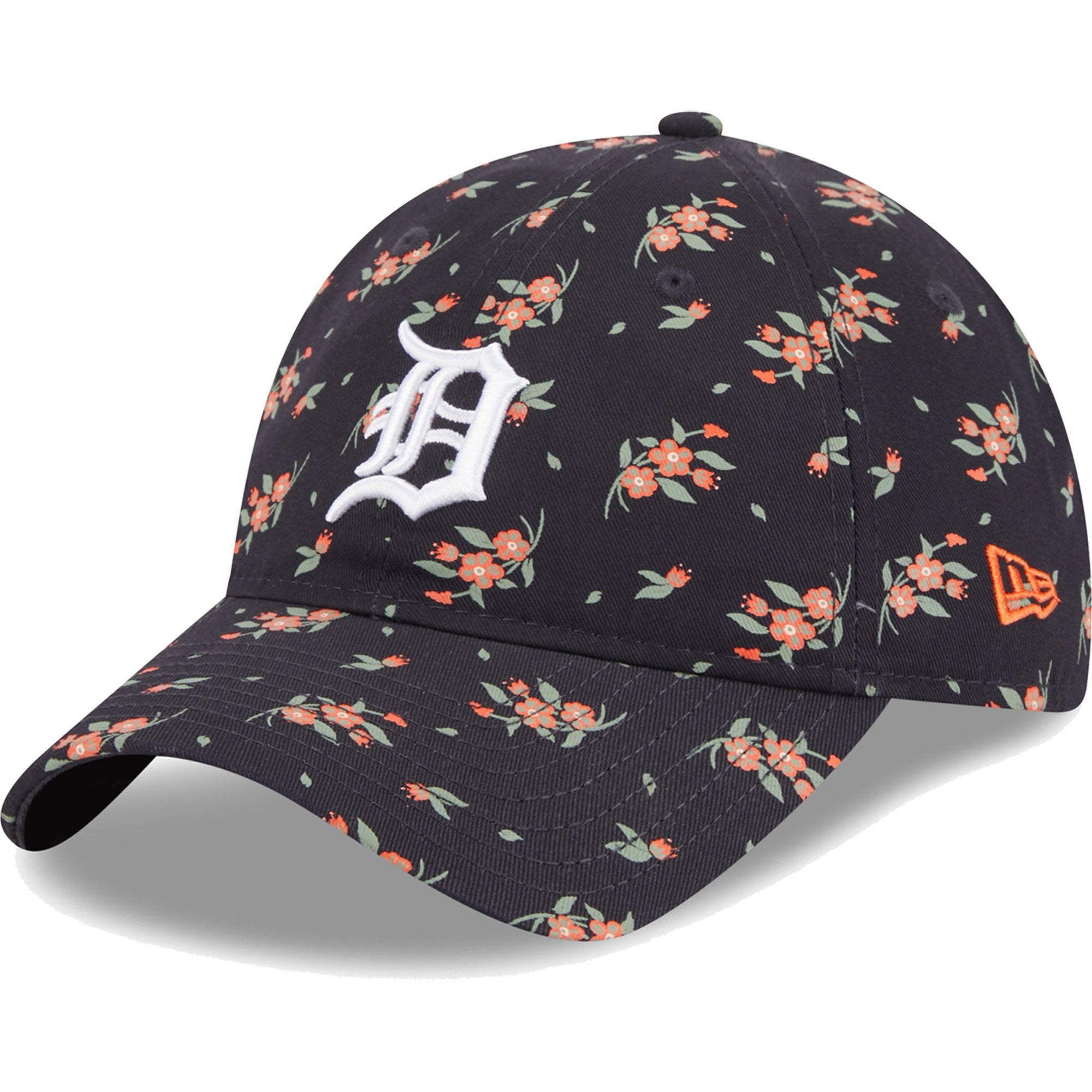 Women's New Era Gray Detroit Tigers Bouquet 9TWENTY Adjustable Hat