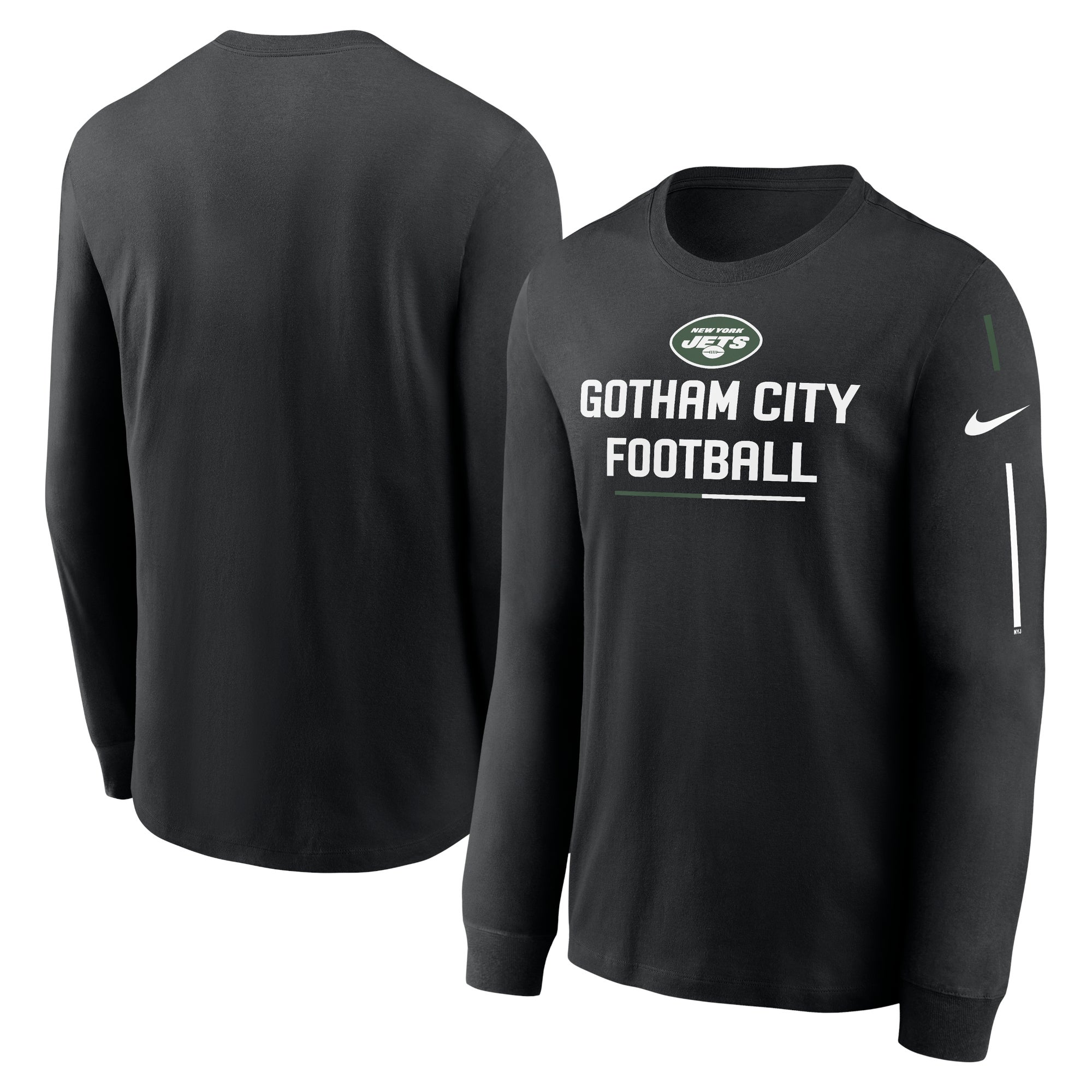 Nike Jets Team Slogan Long Sleeve T-Shirt - Men's