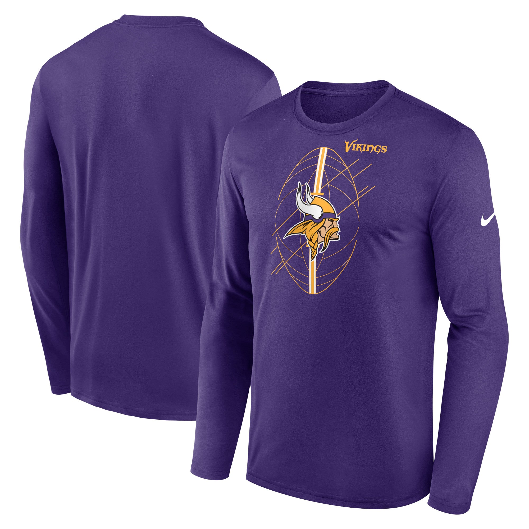 Nike Vikings Legend Icon Long Sleeve T-Shirt - Men's