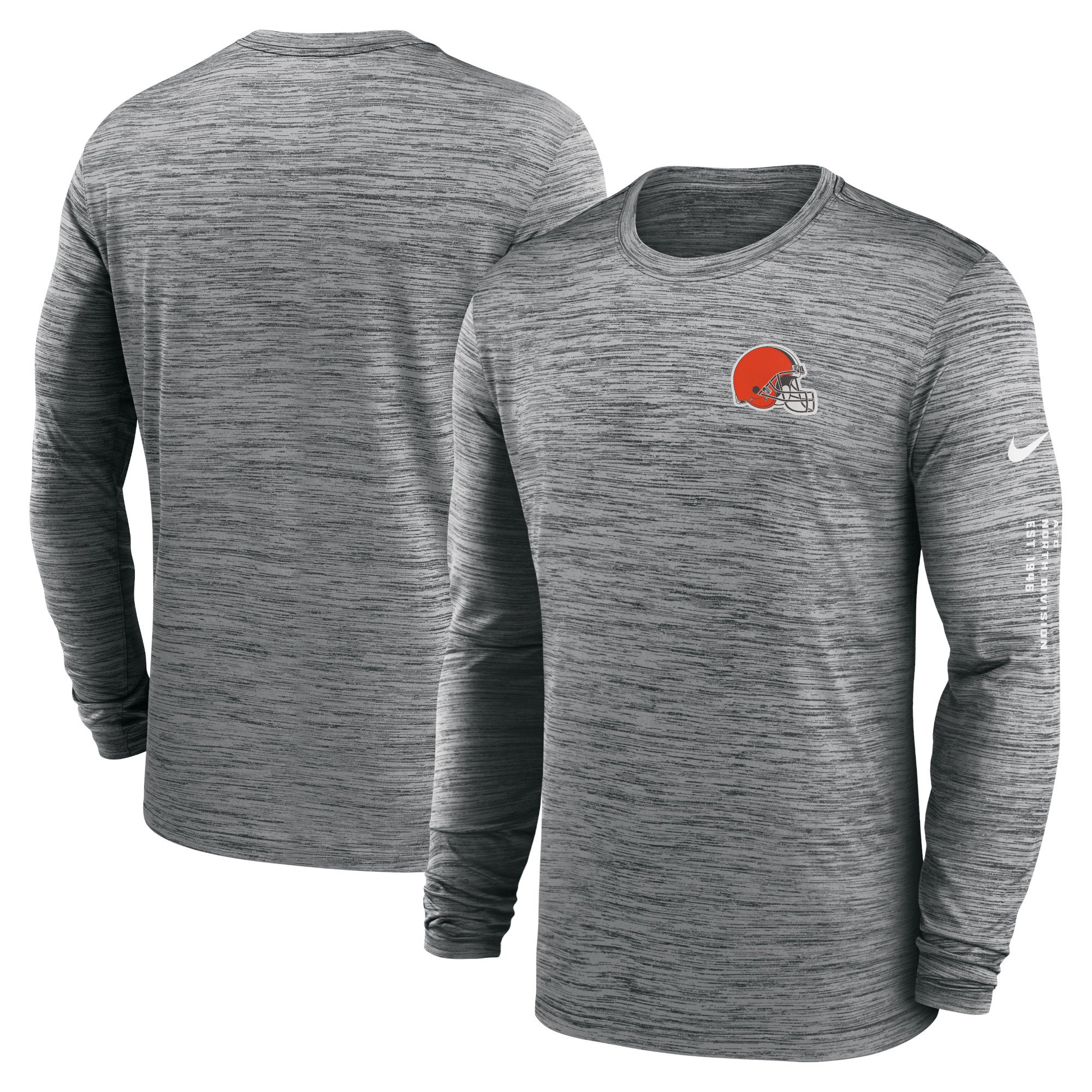 Nike Chicago Bears Grey Sideline Logo Legend Long Sleeve T-Shirt